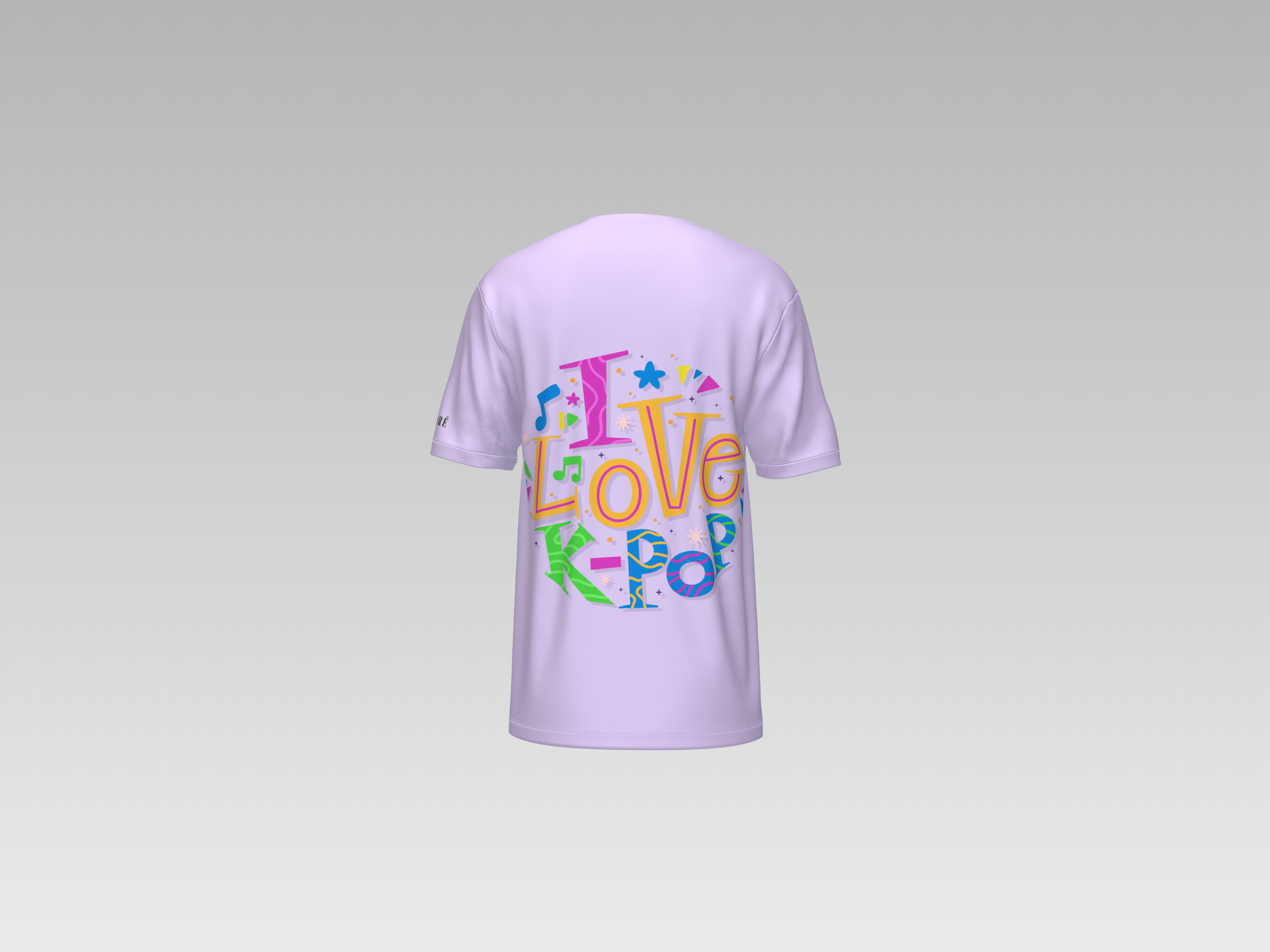 I LOVE K-POP PRINTED T-SHIRT