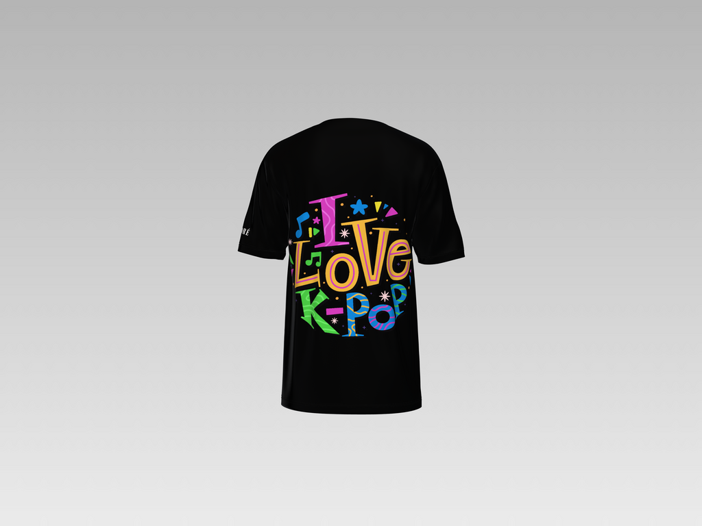 I LOVE K-POP PRINTED T-SHIRT