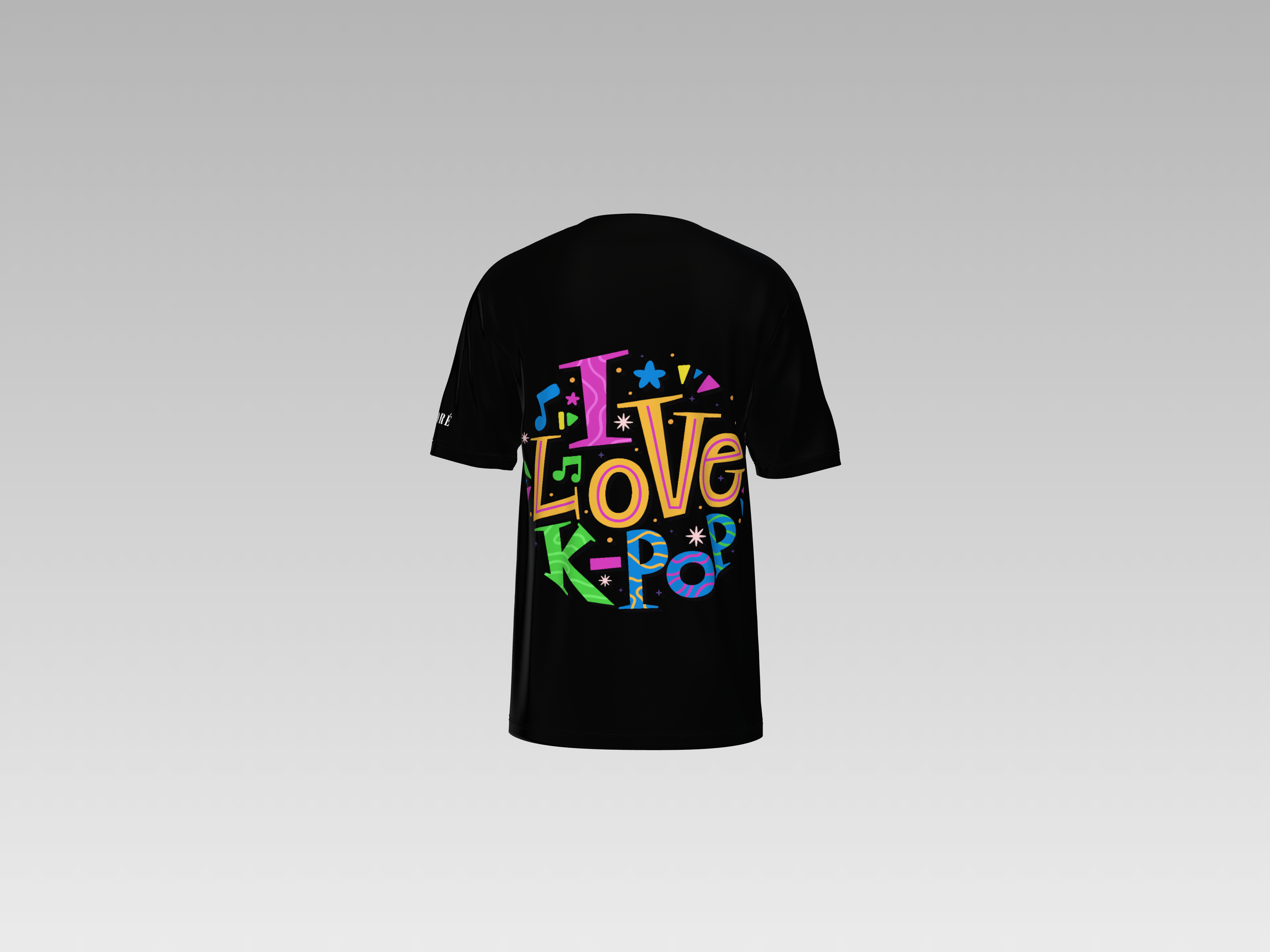 I LOVE K-POP PRINTED T-SHIRT