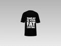 SWEAT IS YOUR FAT CRYING PRINTED T-SHIRT