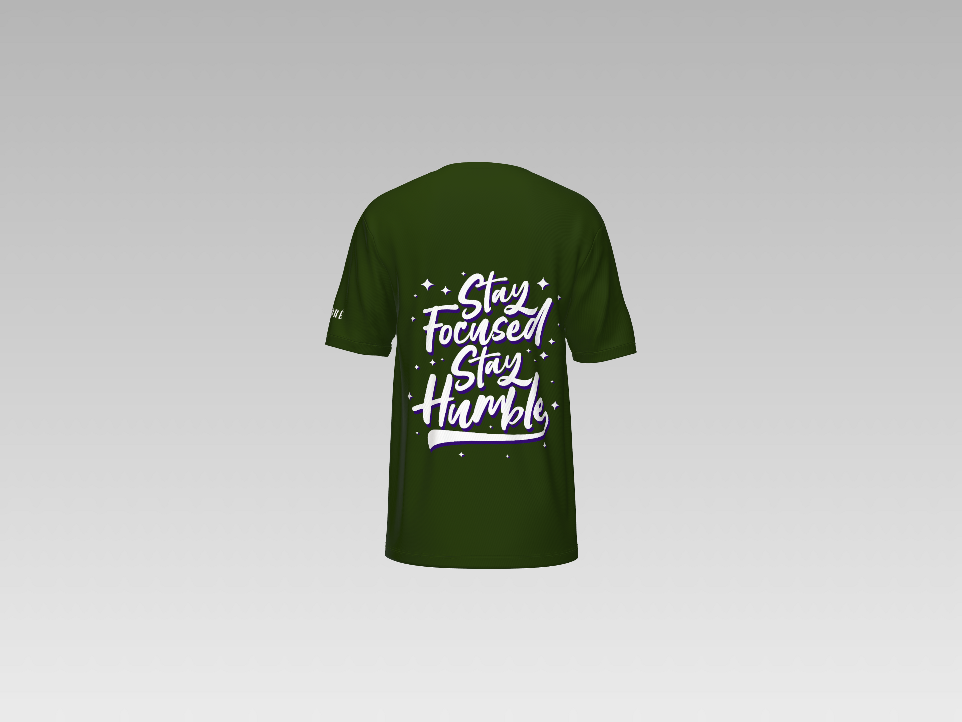 STAY FOCUSED STAY HUMBLED PRINTED T-SHIRT