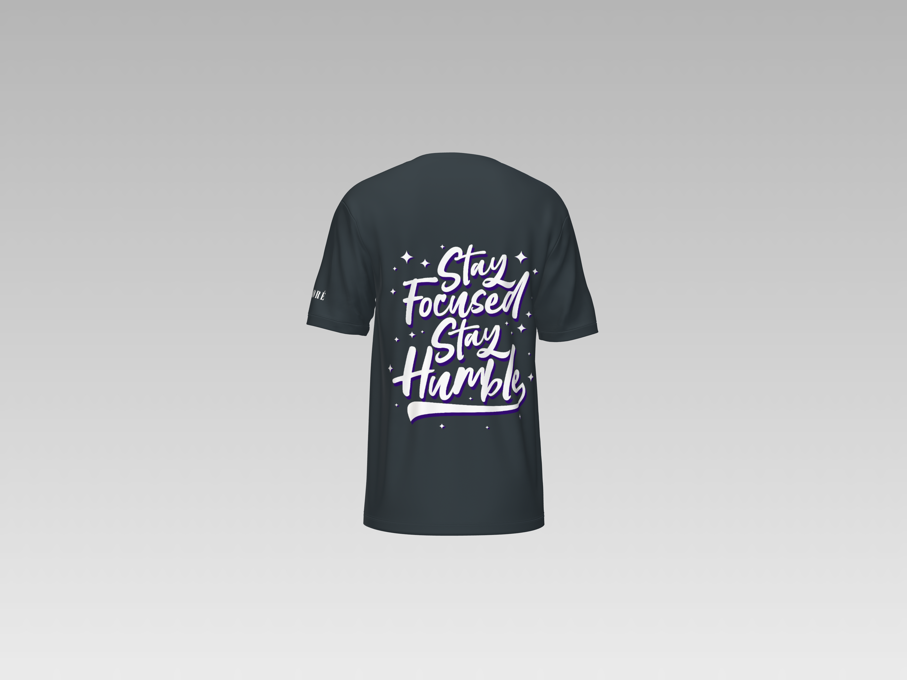 STAY FOCUSED STAY HUMBLED PRINTED T-SHIRT