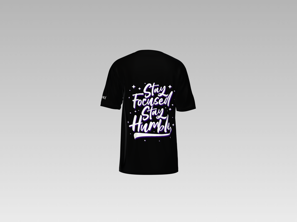 STAY FOCUSED STAY HUMBLED PRINTED T-SHIRT