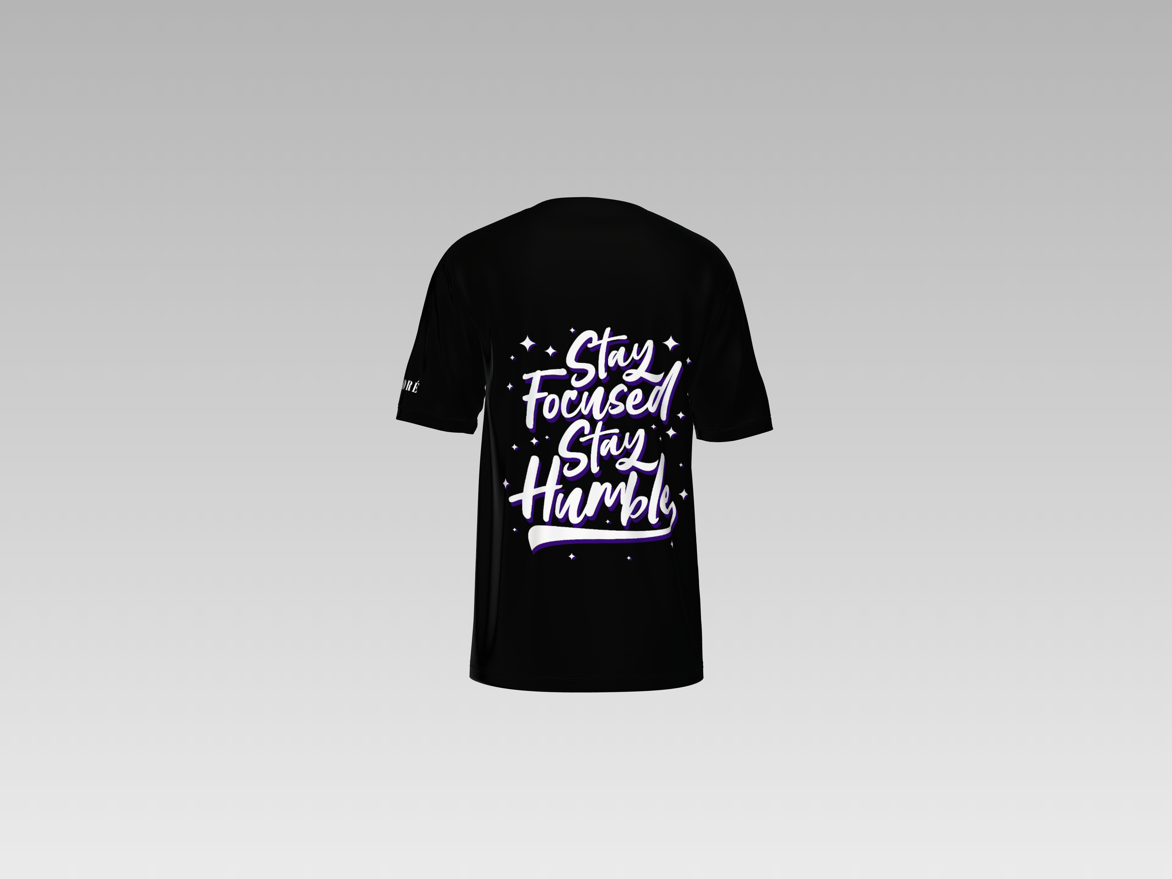 STAY FOCUSED STAY HUMBLED PRINTED T-SHIRT