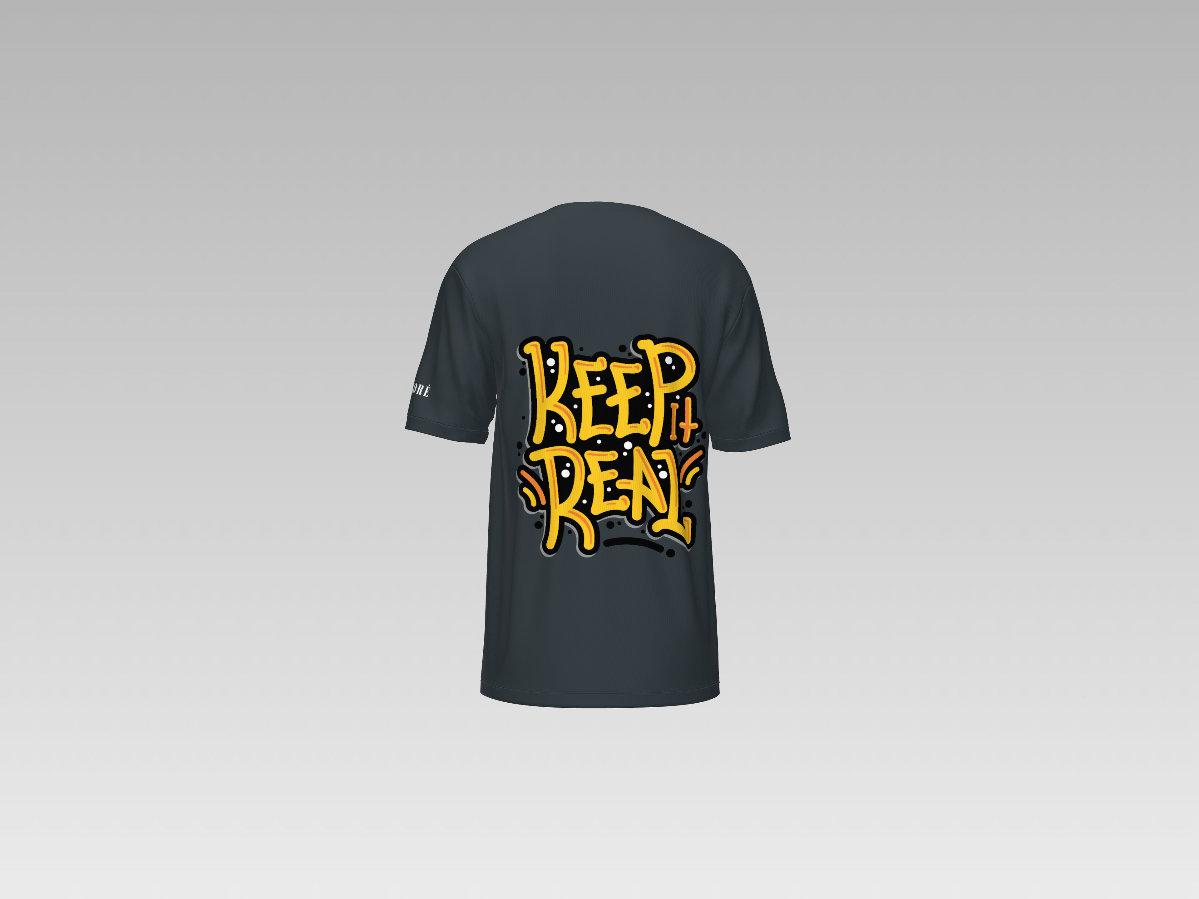 KEEP IT REAL PRINTED T-SHIRT