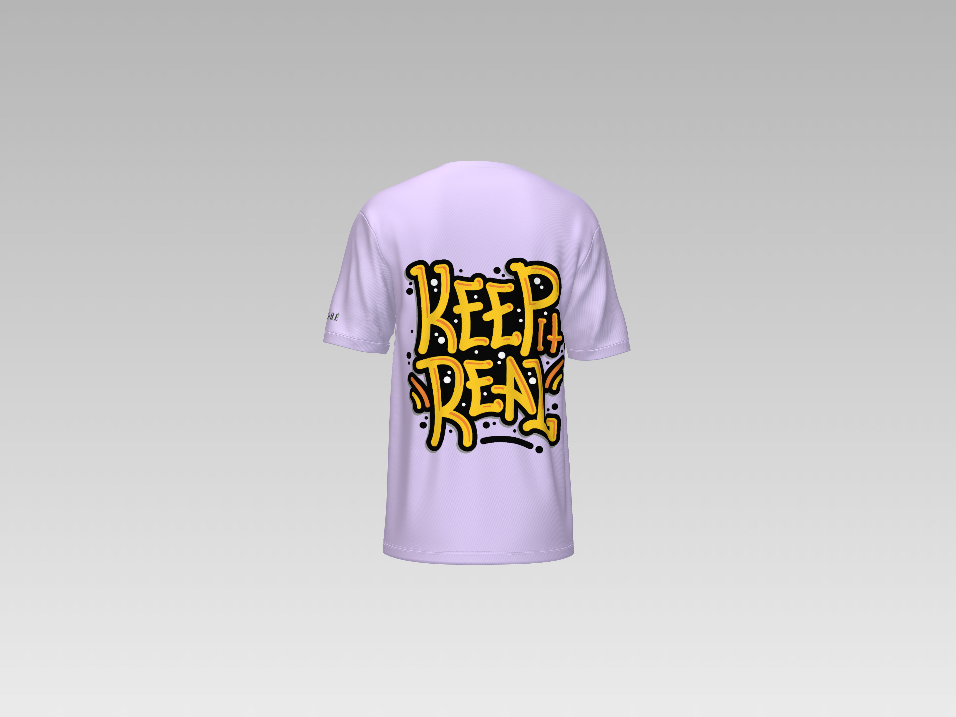 KEEP IT REAL PRINTED T-SHIRT