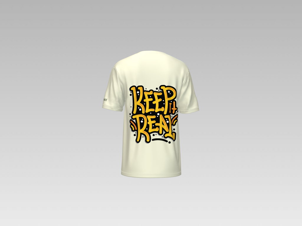 KEEP IT REAL PRINTED T-SHIRT