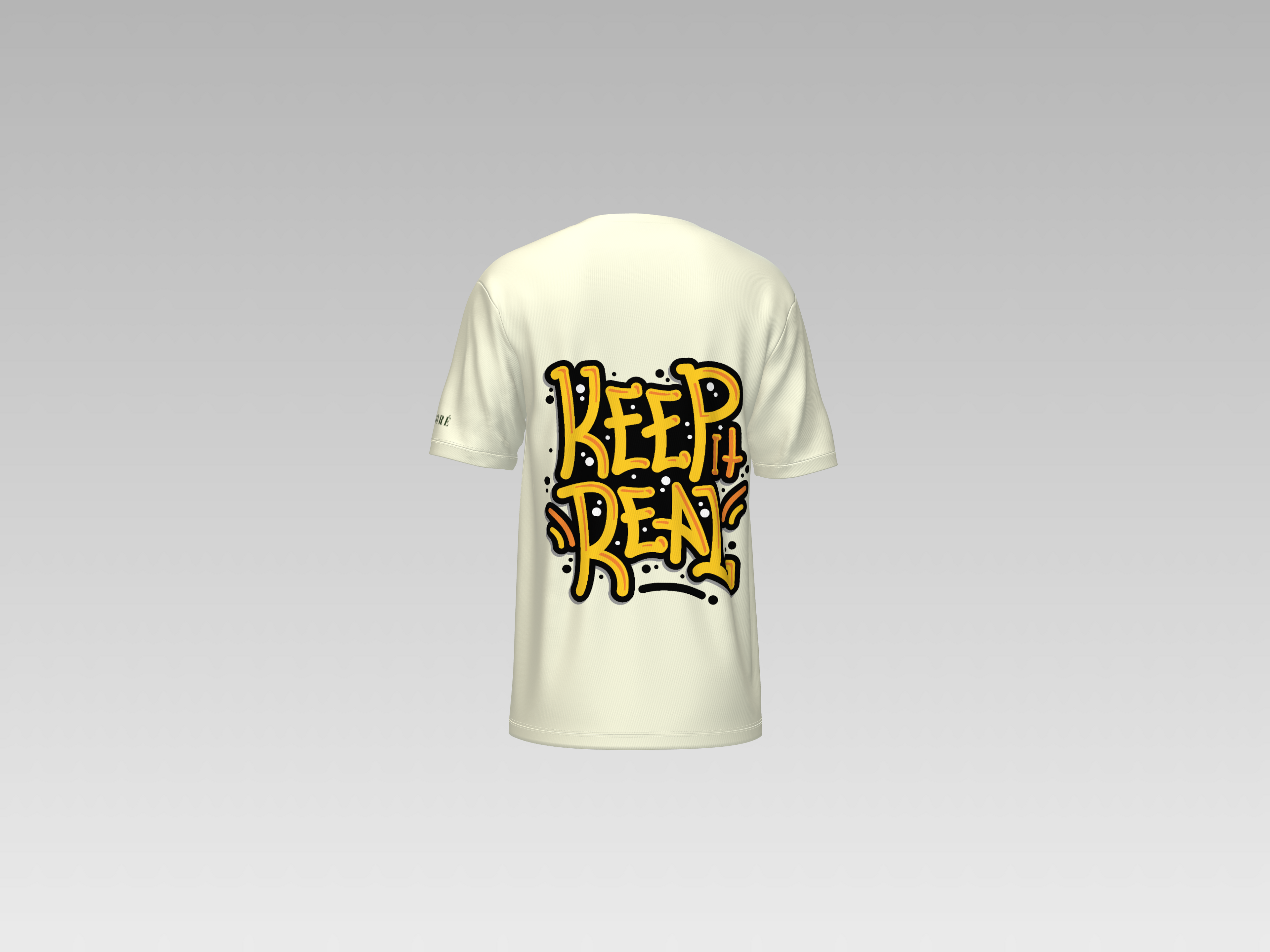 KEEP IT REAL PRINTED T-SHIRT