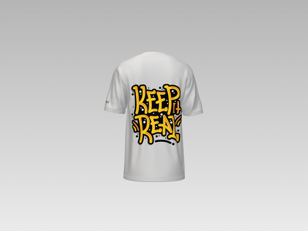 KEEP IT REAL PRINTED T-SHIRT