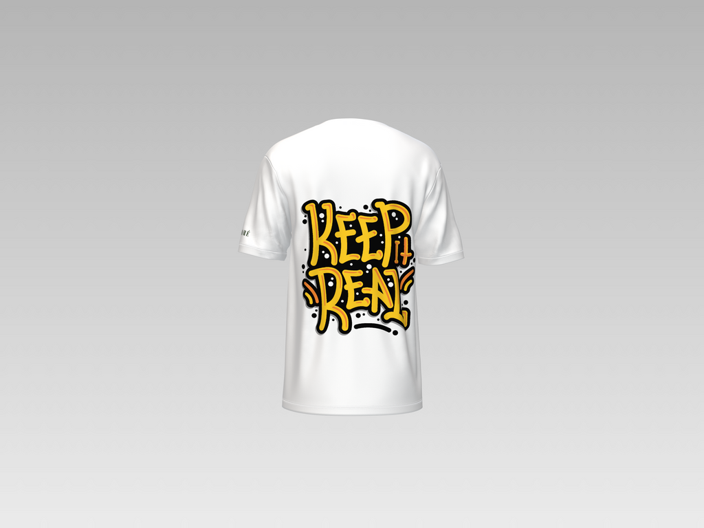 KEEP IT REAL PRINTED T-SHIRT