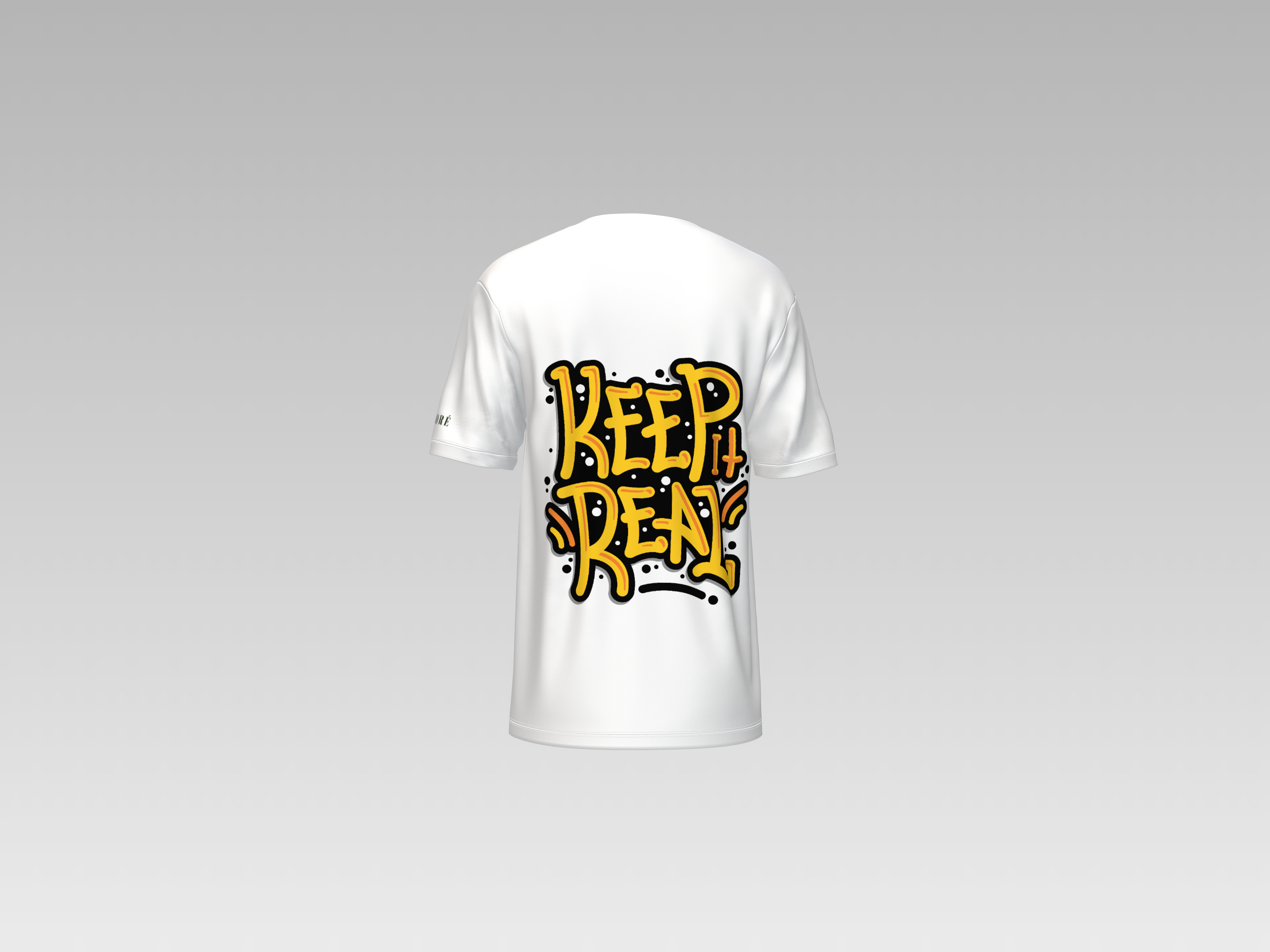 KEEP IT REAL PRINTED T-SHIRT