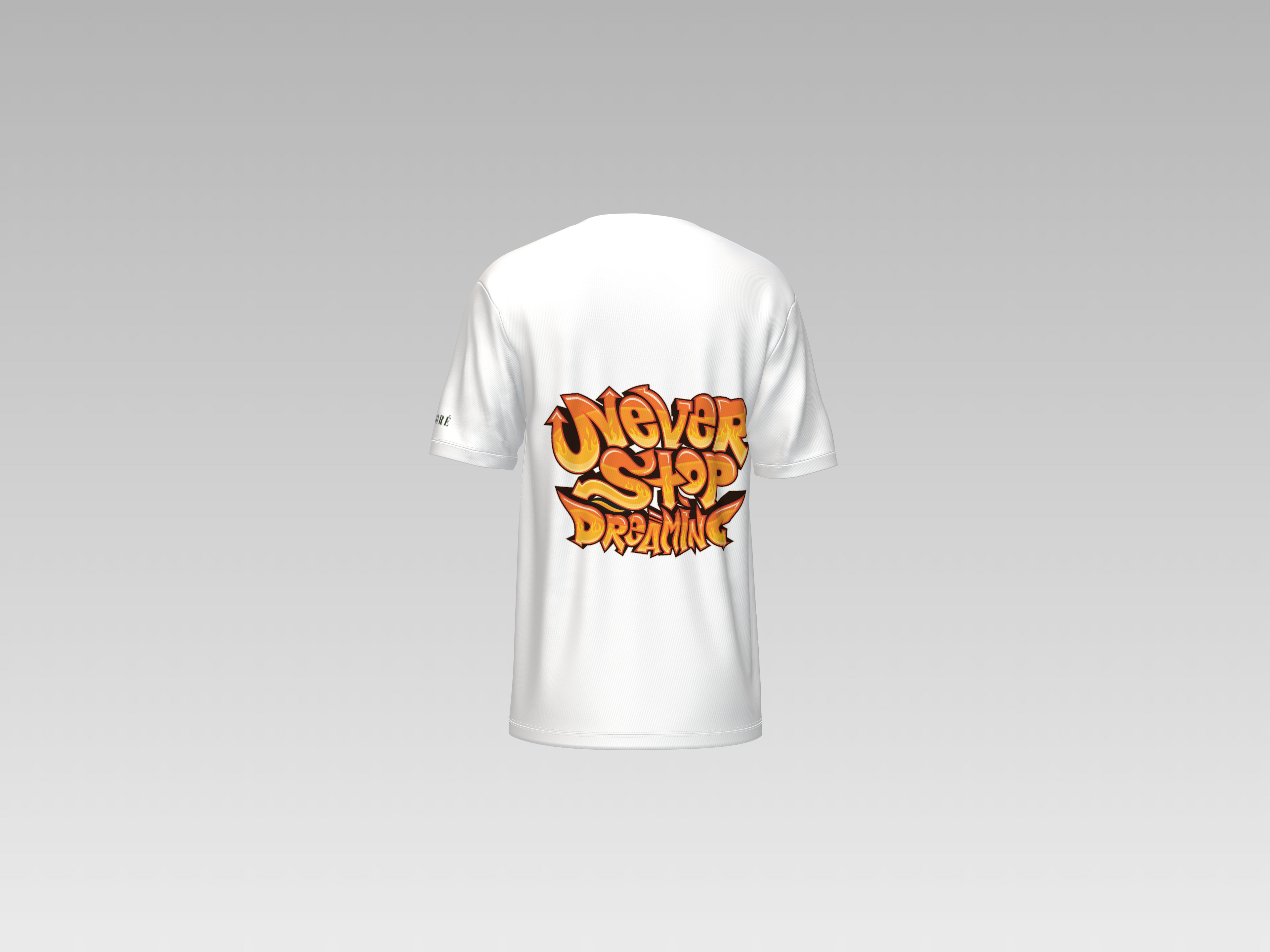 NEVER STOP DREAMING PRINTED T-SHIRT