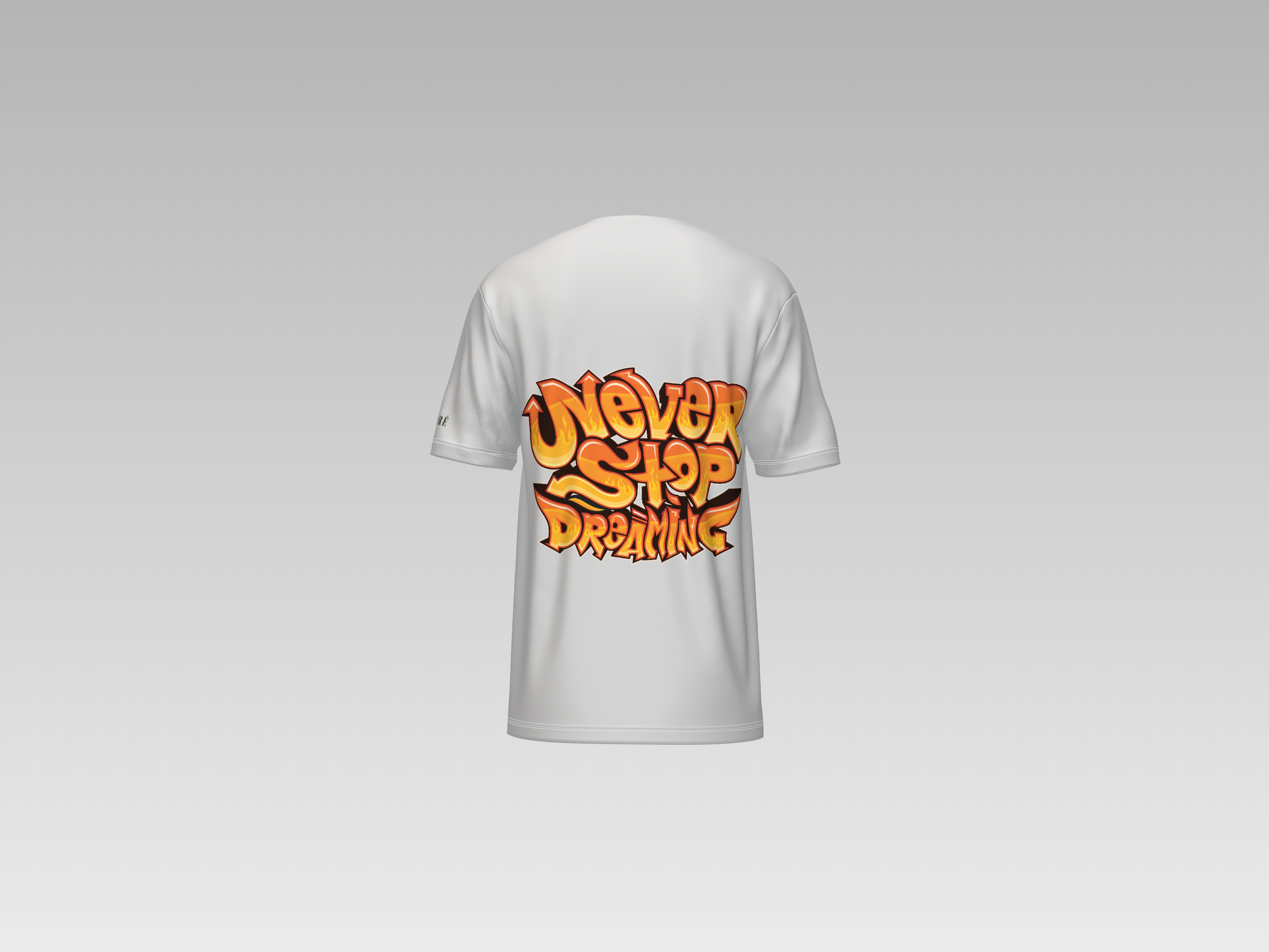 NEVER STOP DREAMING PRINTED T-SHIRT