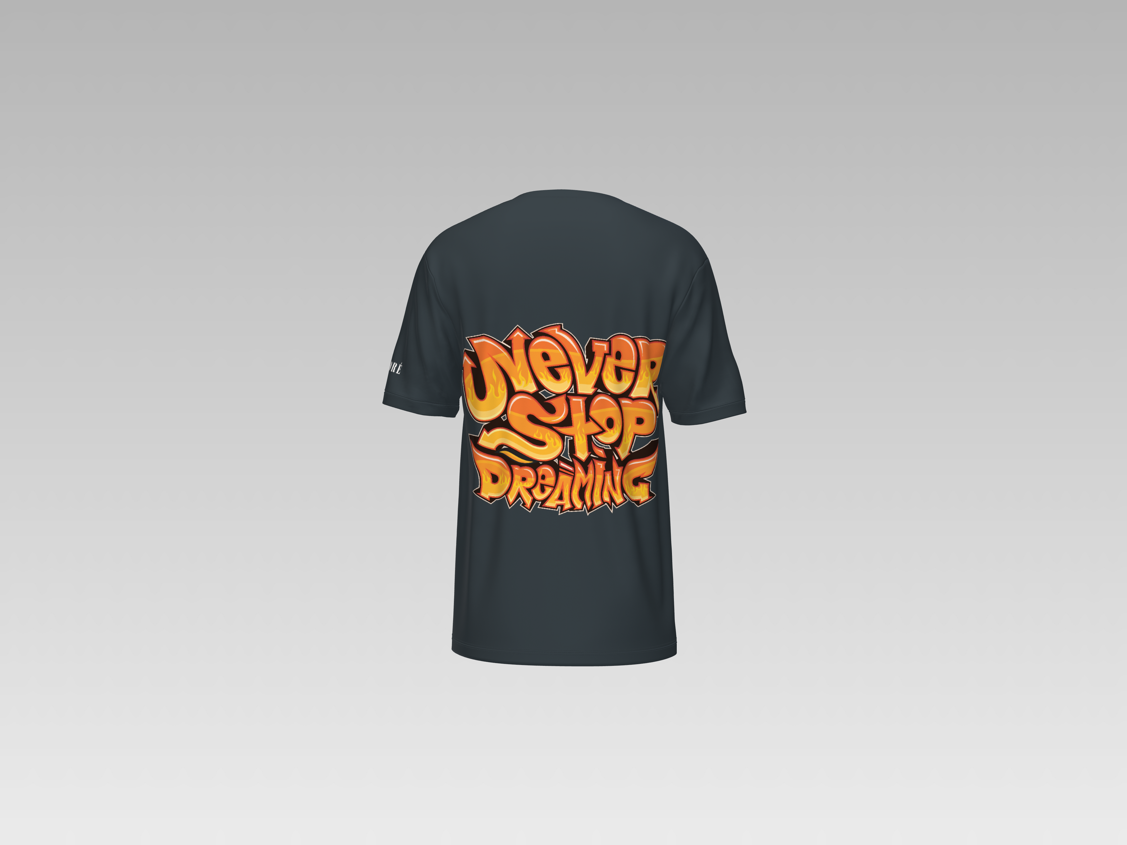 NEVER STOP DREAMING PRINTED T-SHIRT