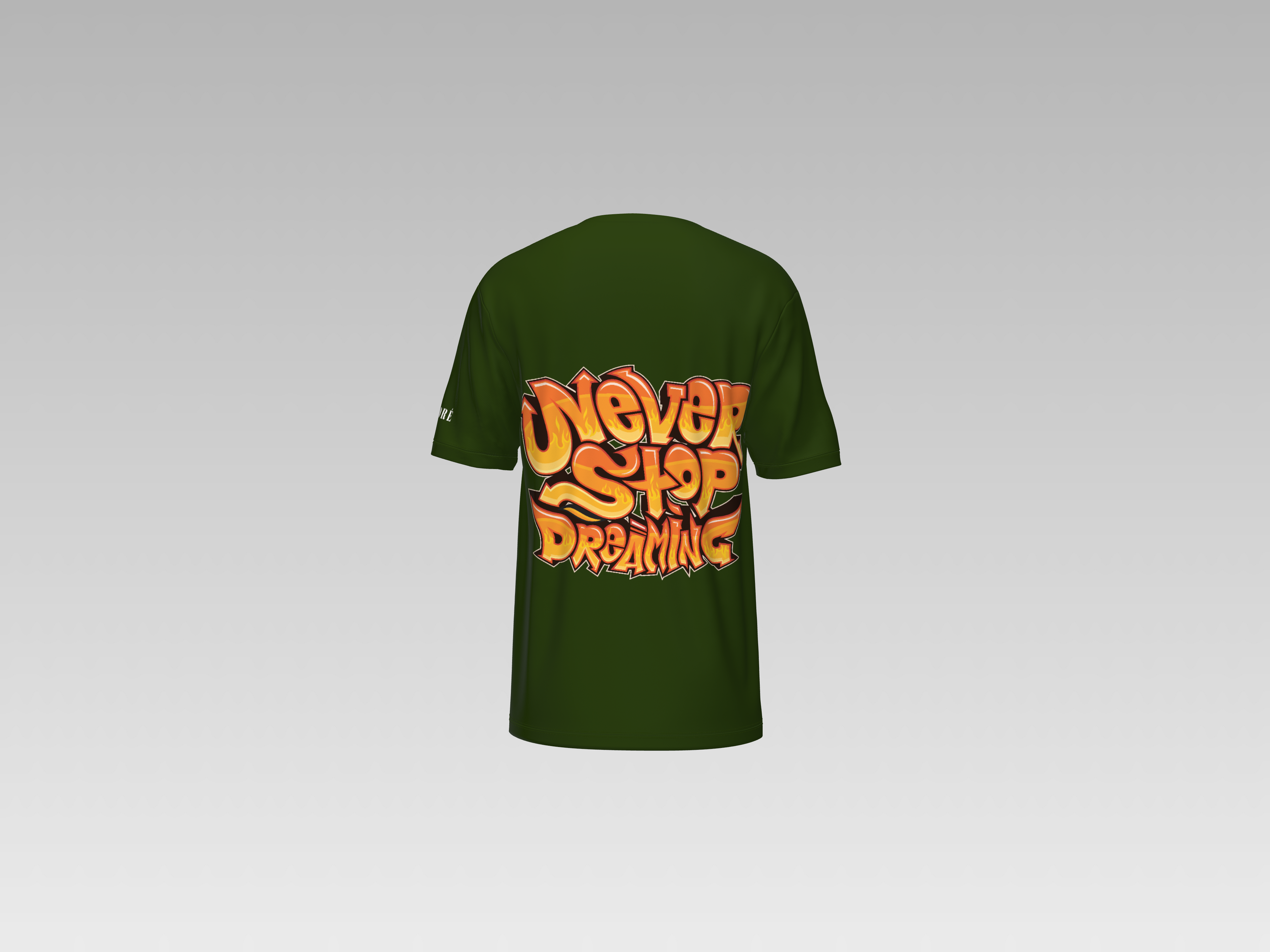NEVER STOP DREAMING PRINTED T-SHIRT