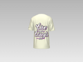 LIVE SIMPLY LAUGH ALOTS PRINTED T-SHIRT