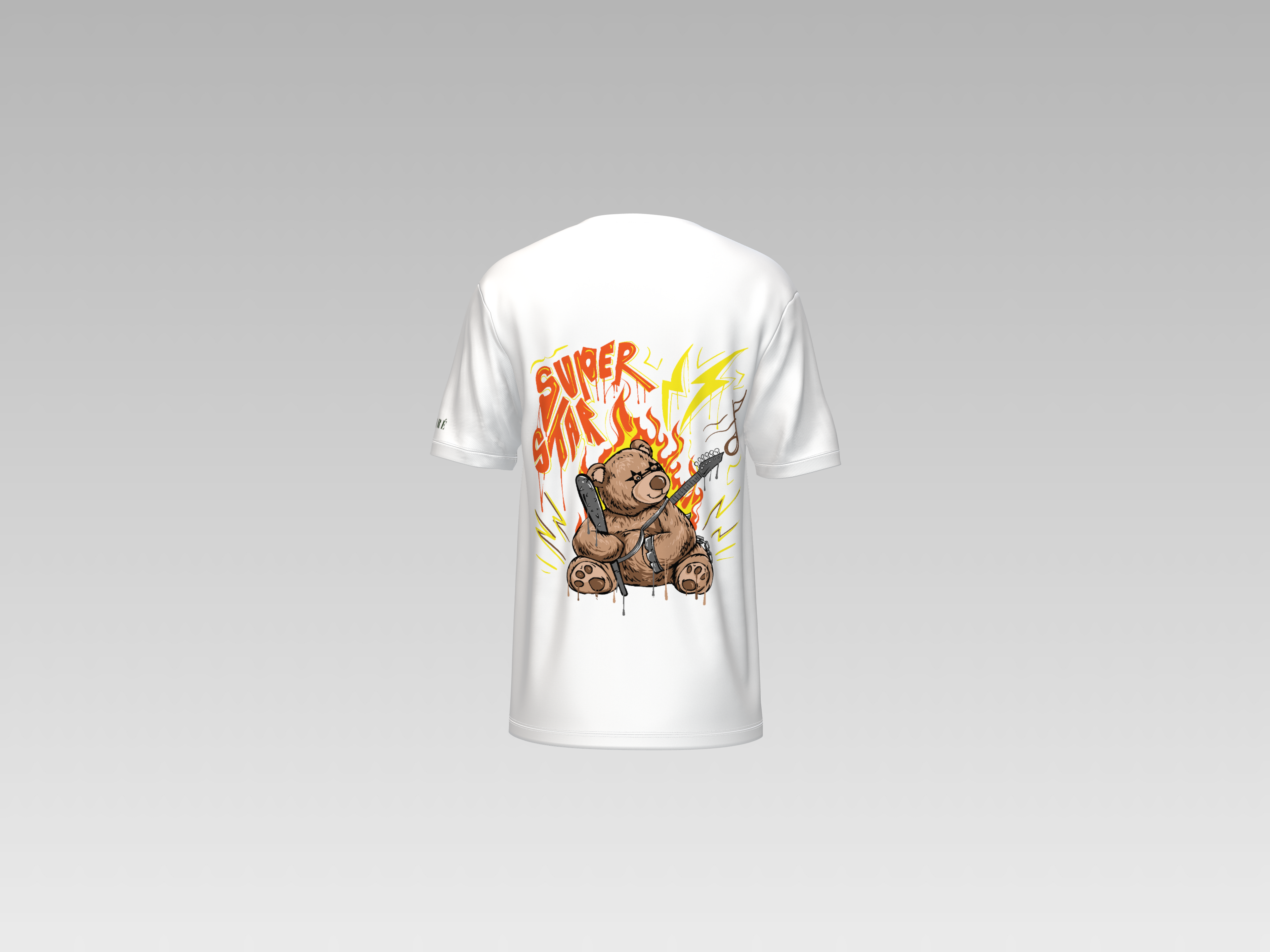 SUPER STAR TEDDY PRINTED T-SHIRT