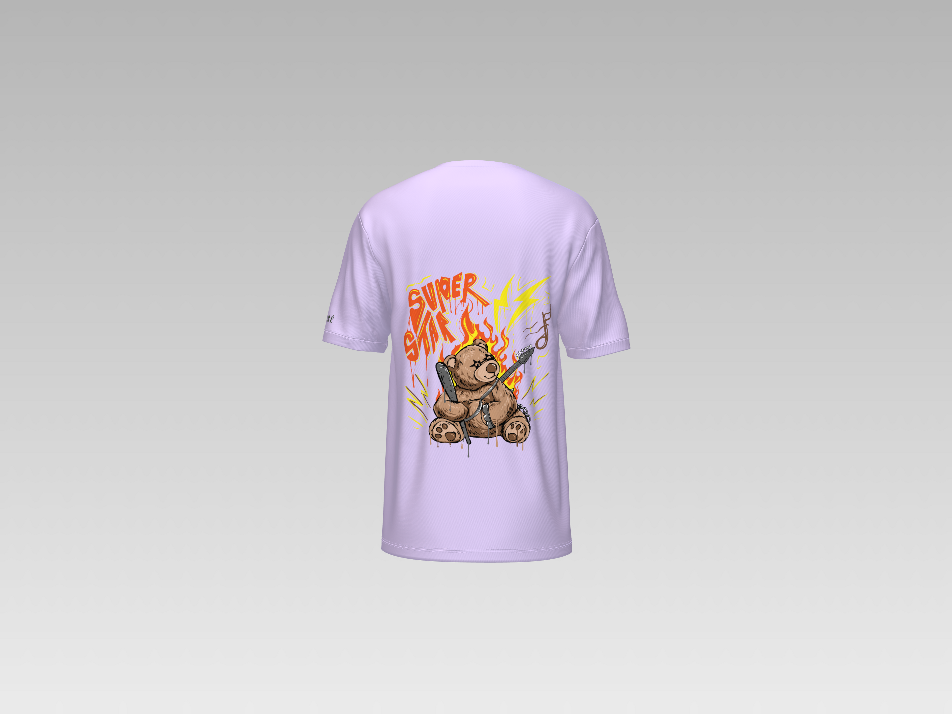 SUPER STAR TEDDY PRINTED T-SHIRT