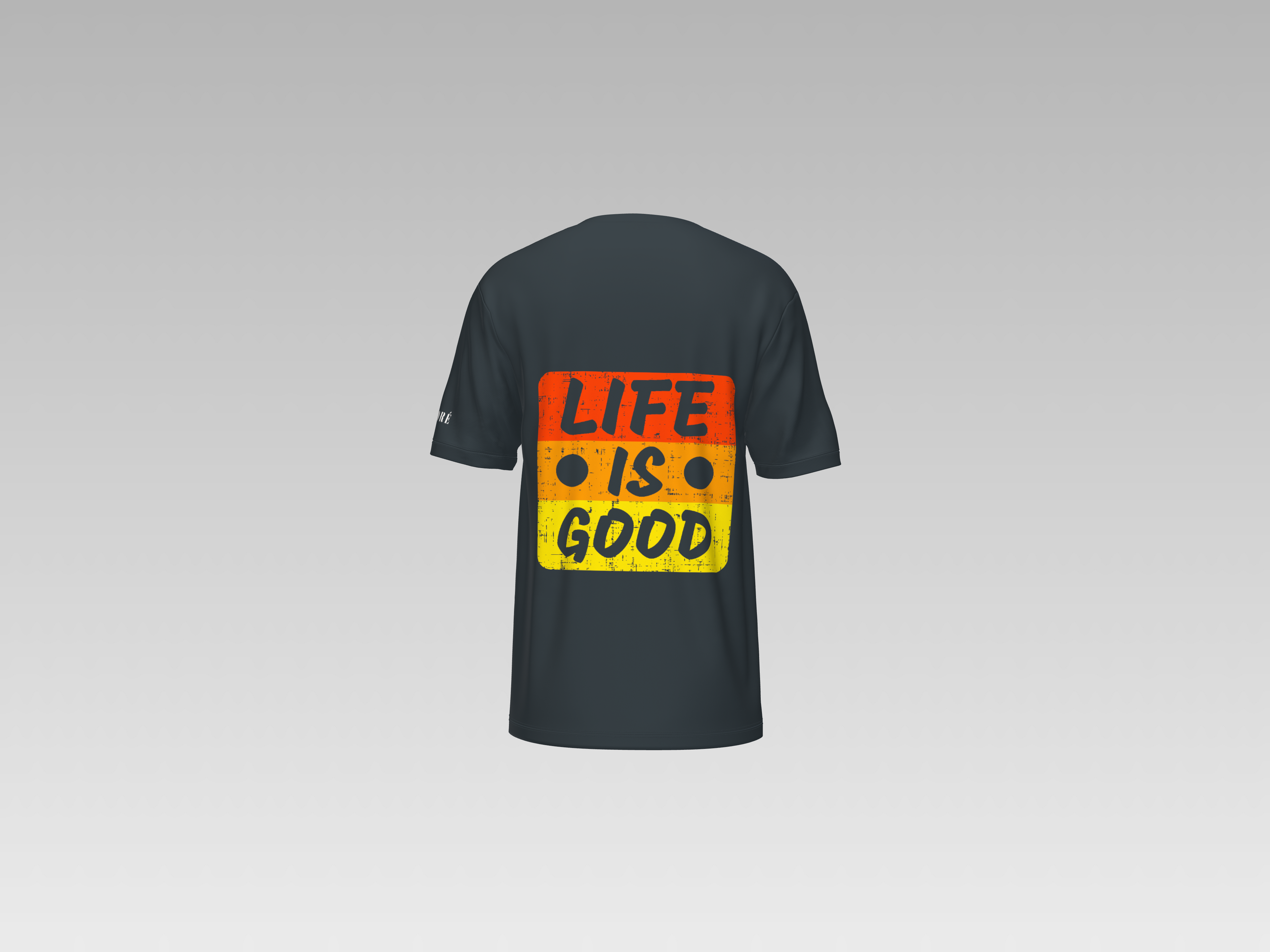 LIFE IS GOOD PRINTED T-SHIRT