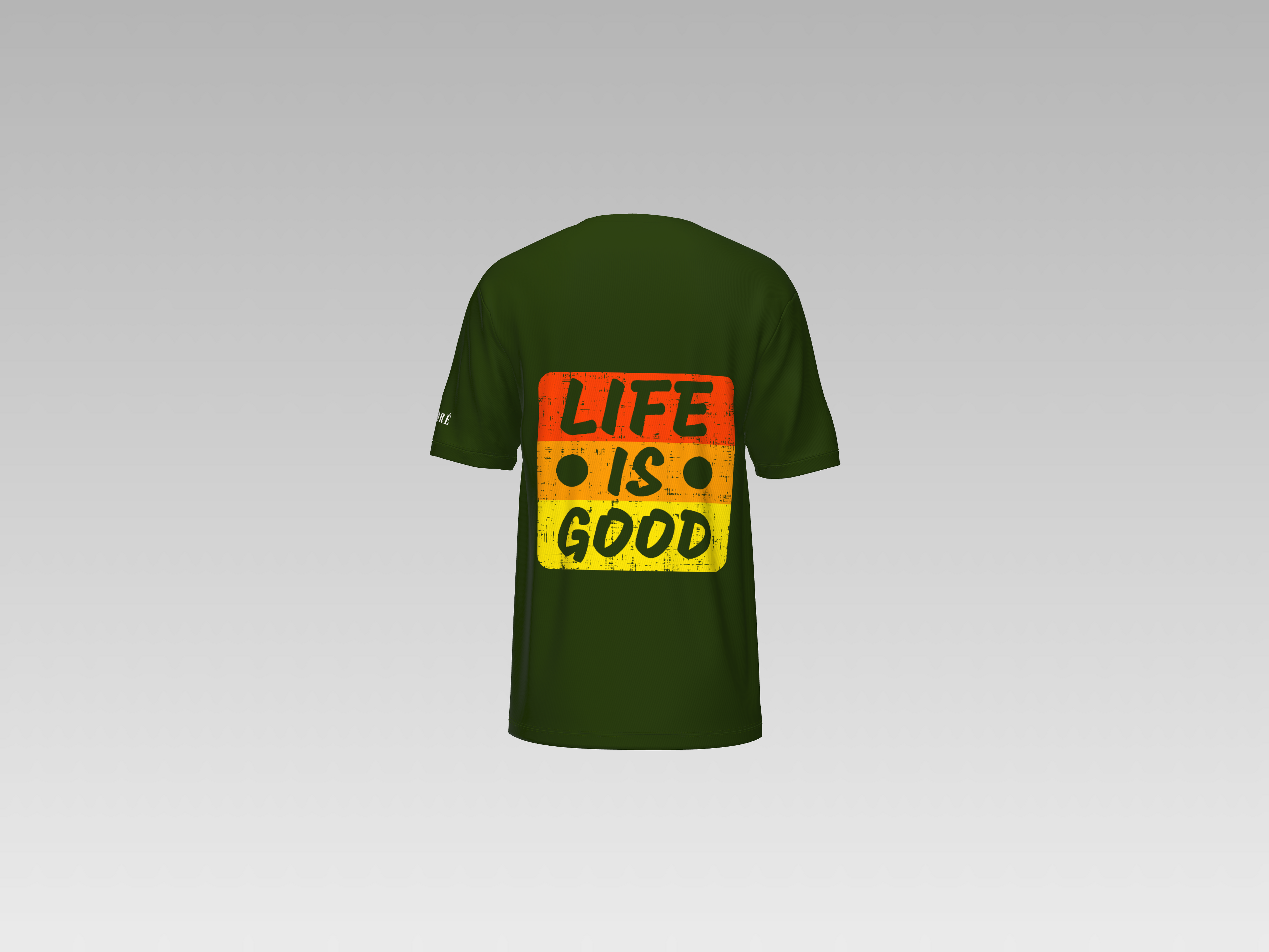 LIFE IS GOOD PRINTED T-SHIRT
