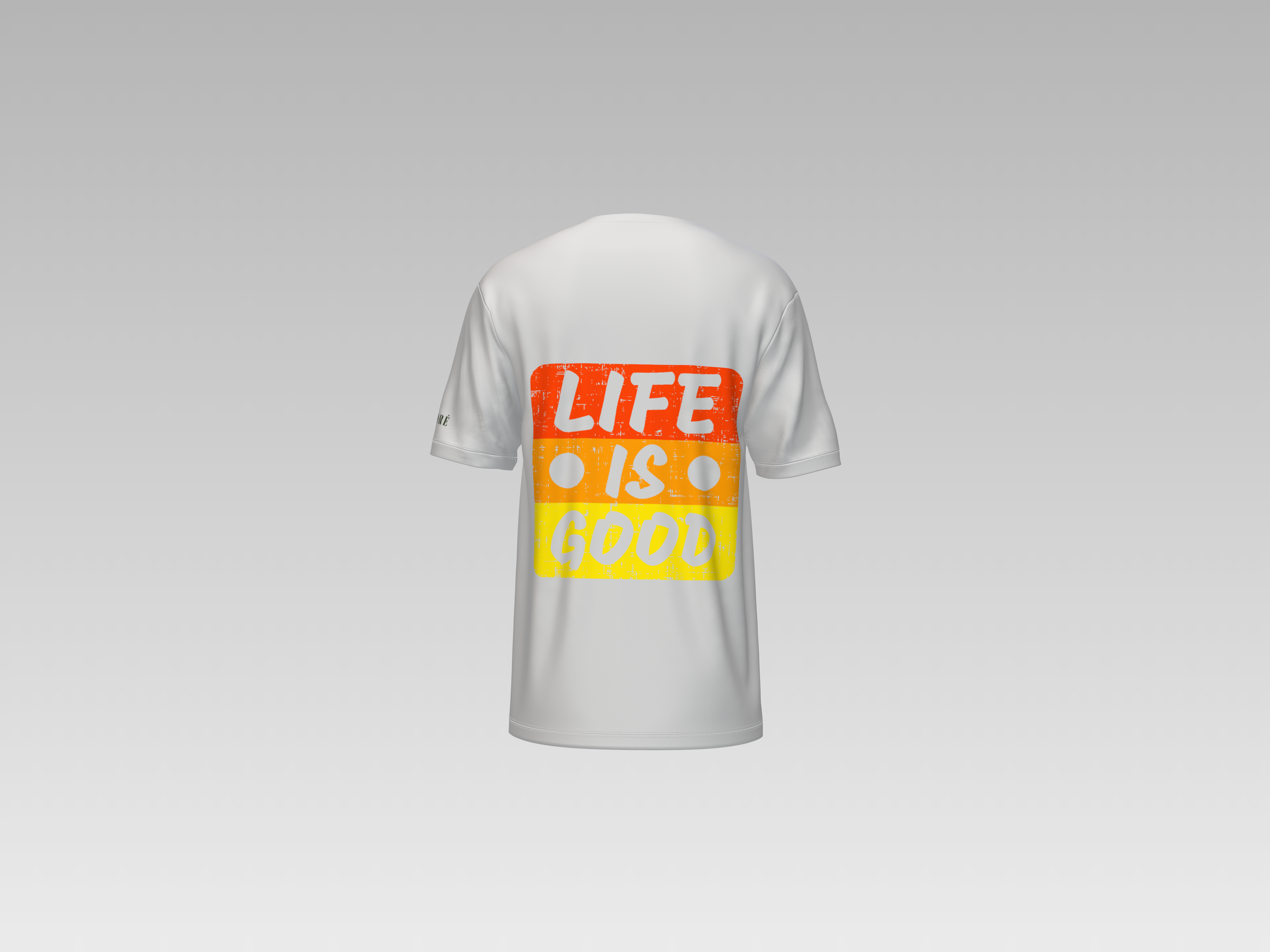 LIFE IS GOOD PRINTED T-SHIRT