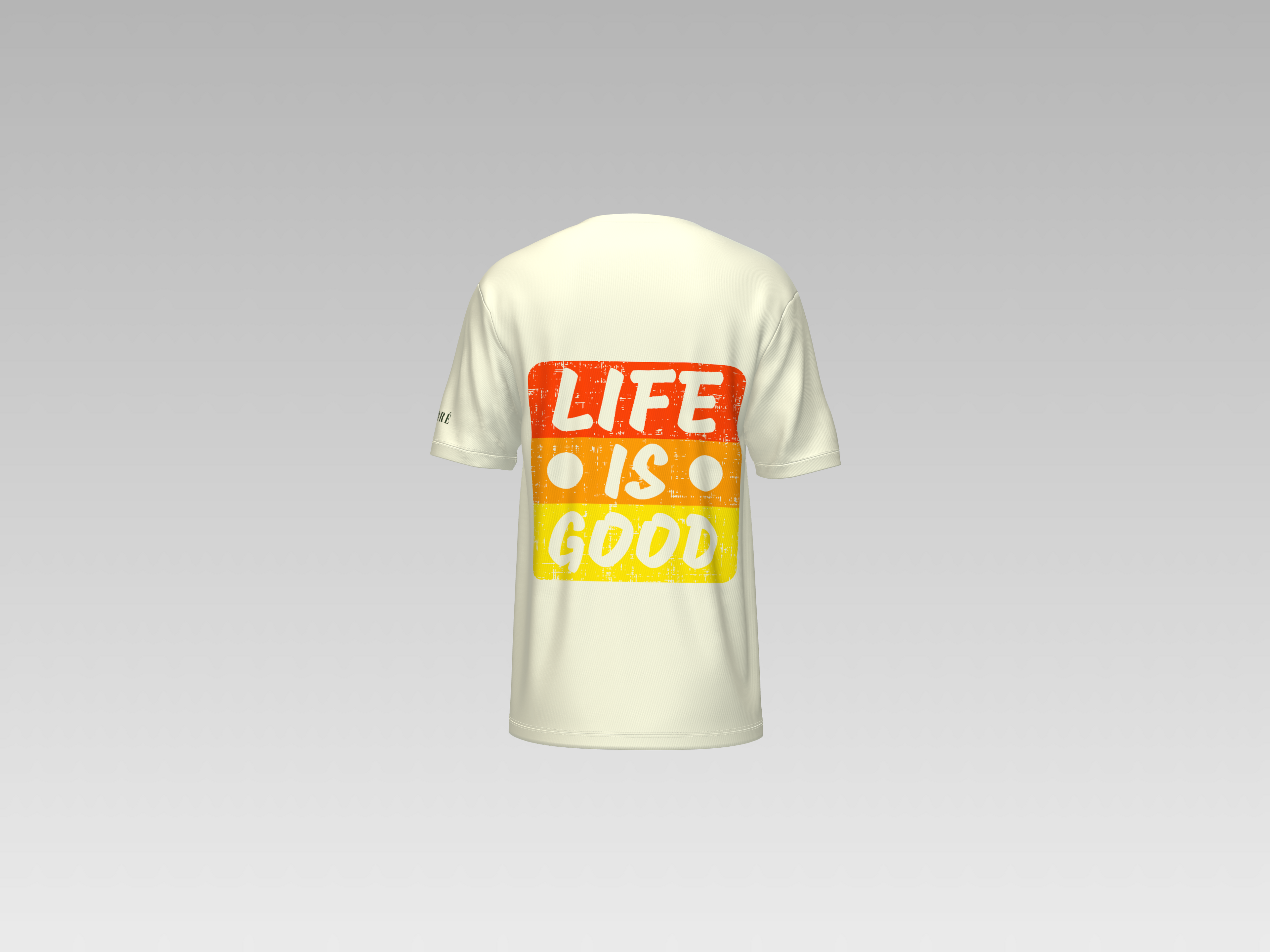 LIFE IS GOOD PRINTED T-SHIRT