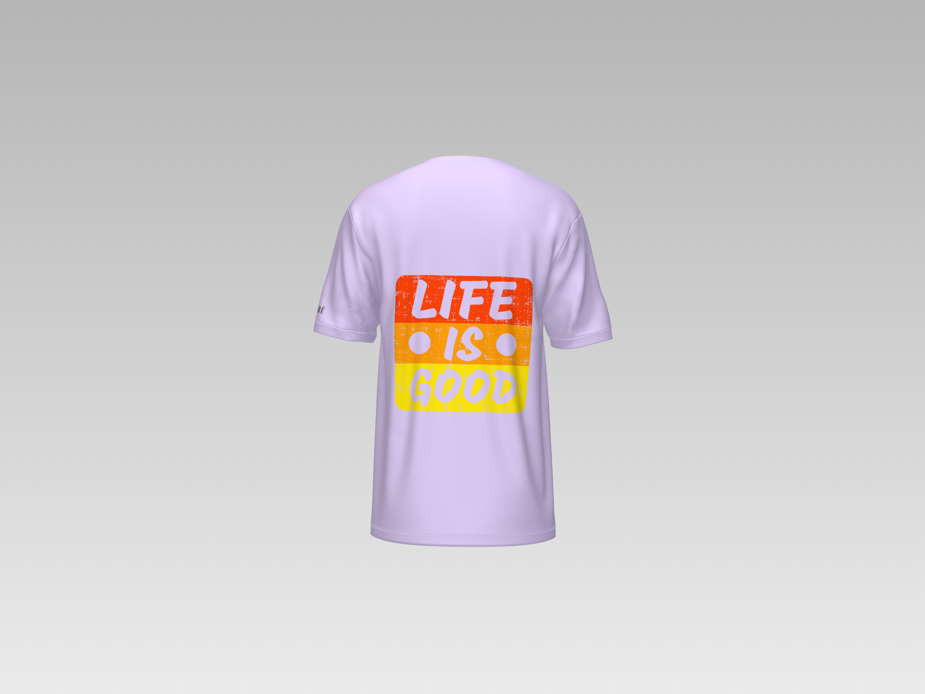 LIFE IS GOOD PRINTED T-SHIRT