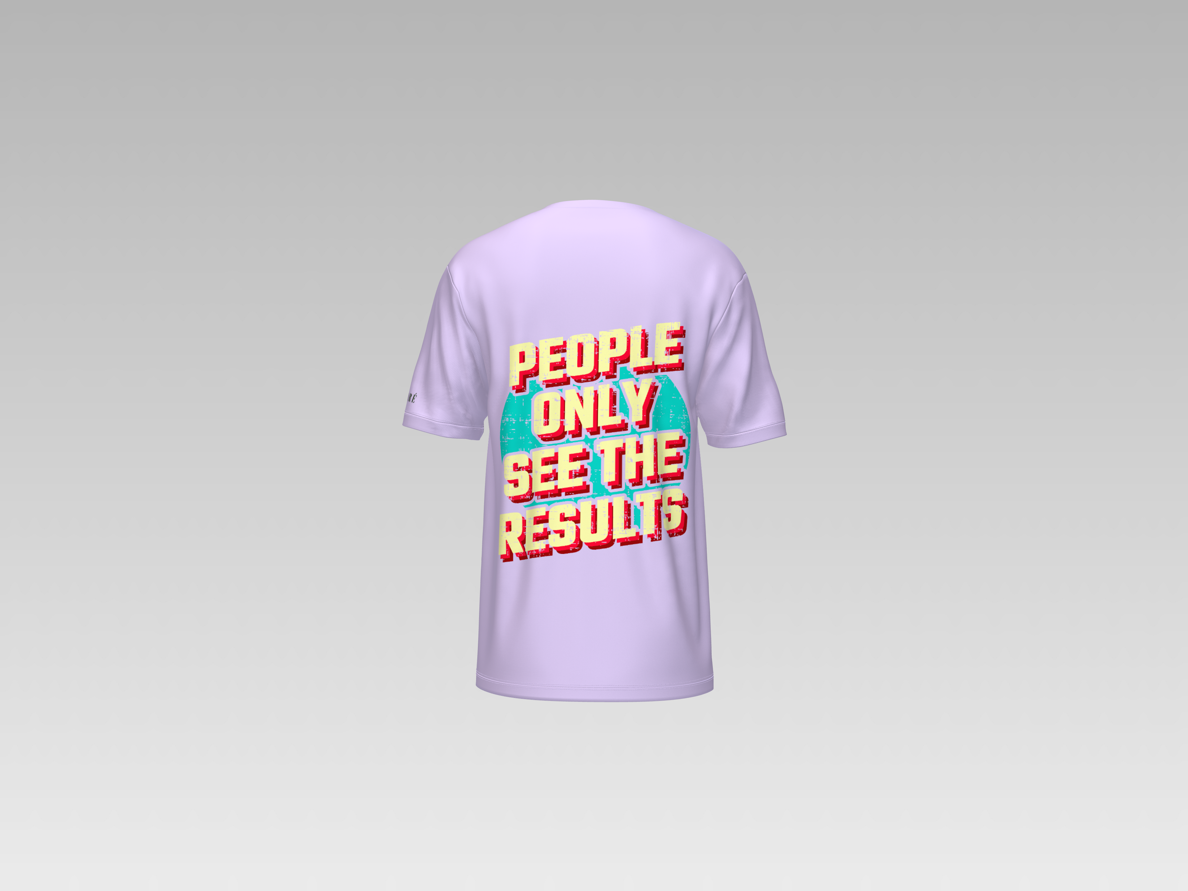 PEOPLE ONLY SEE THE RESULTS PRINTED T-SHIRT