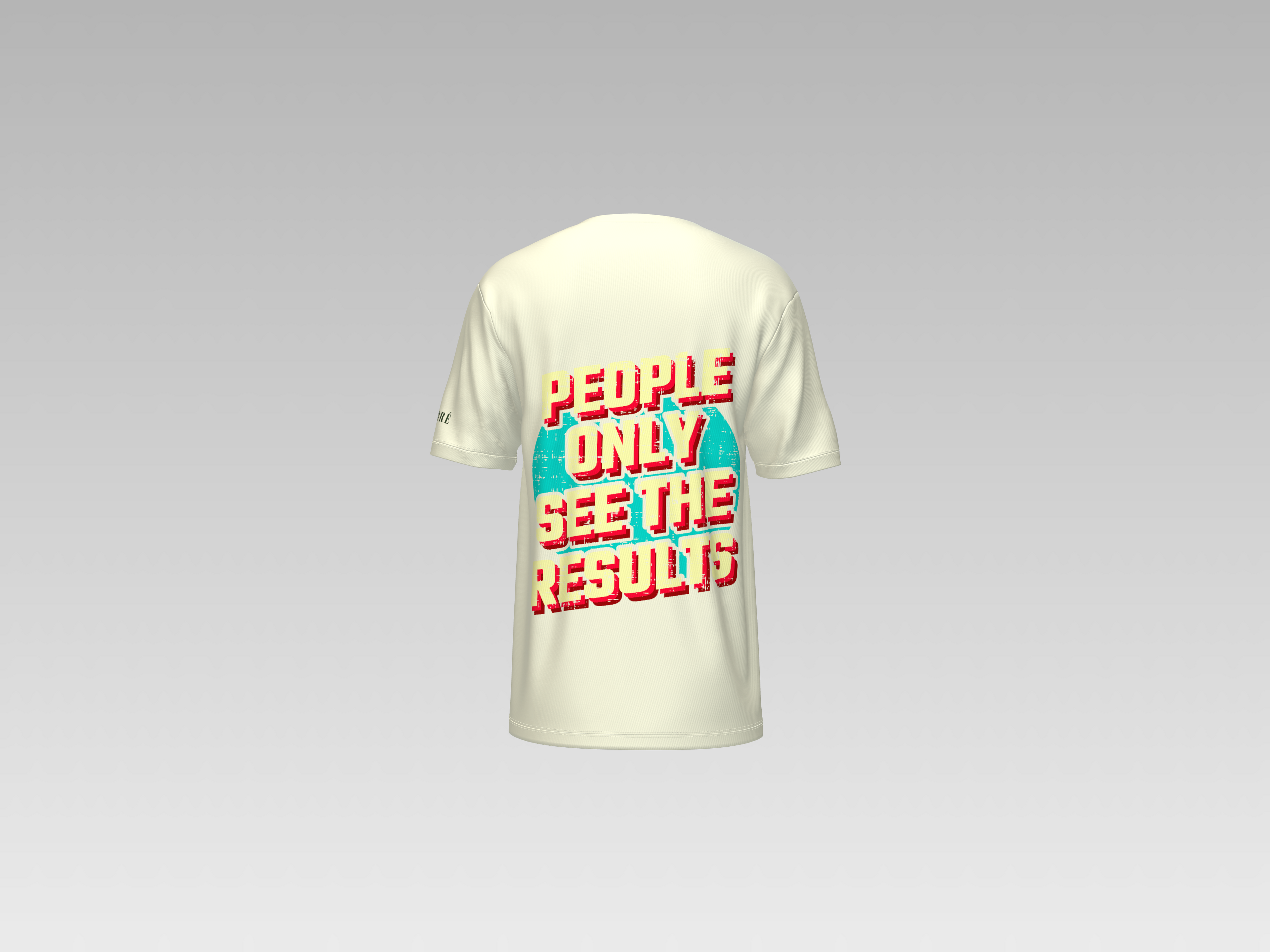 PEOPLE ONLY SEE THE RESULTS PRINTED T-SHIRT