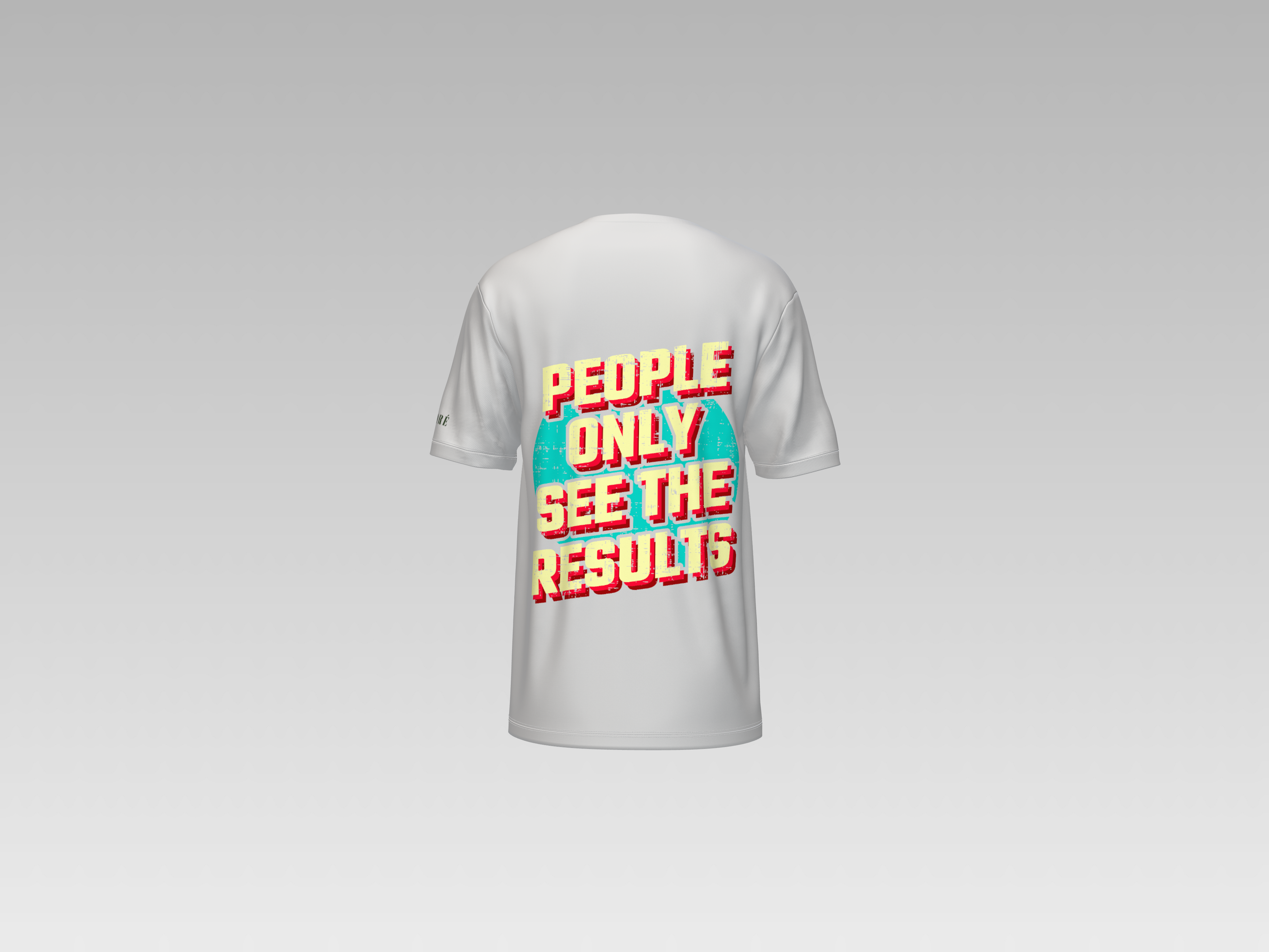 PEOPLE ONLY SEE THE RESULTS PRINTED T-SHIRT