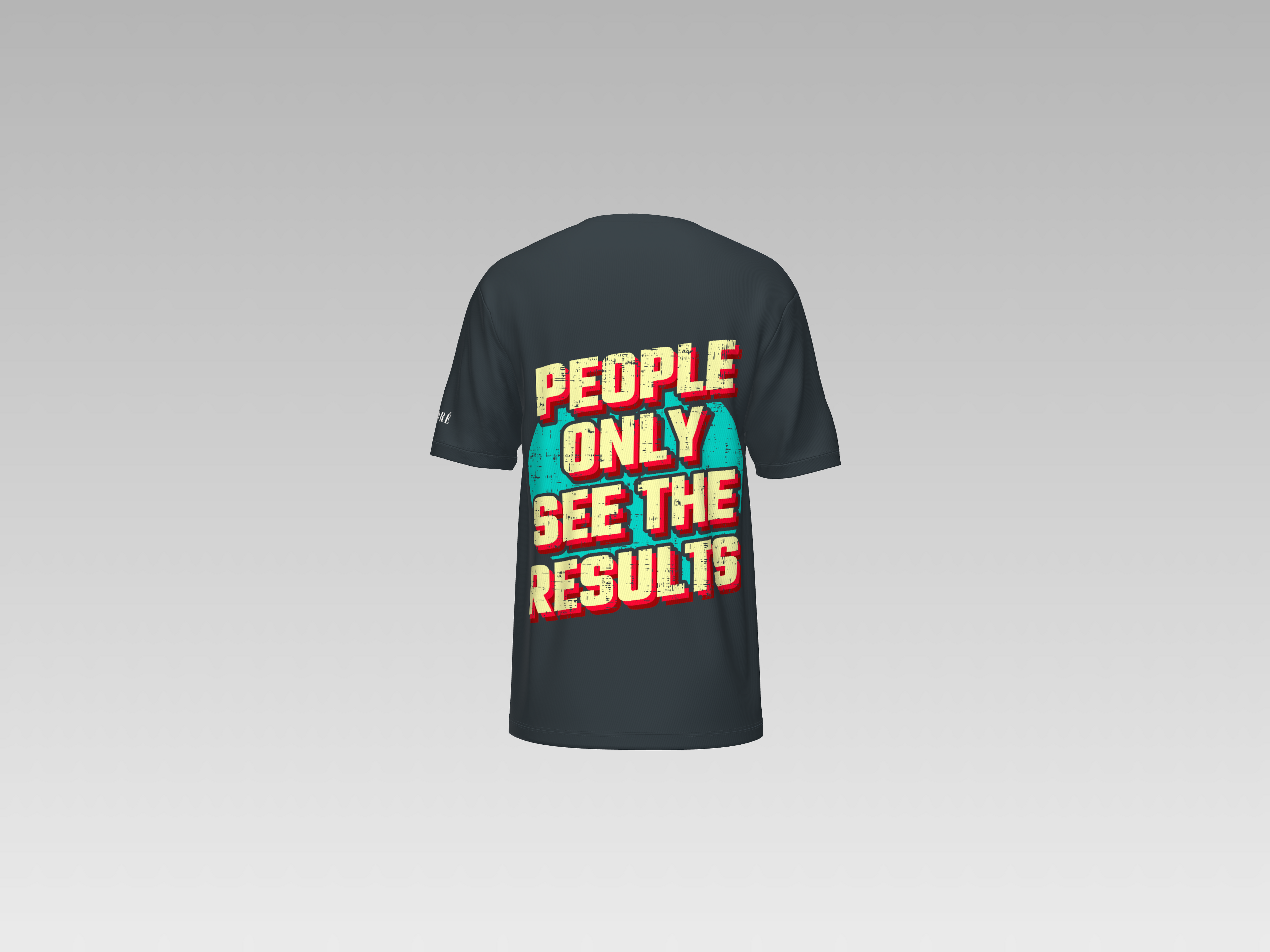 PEOPLE ONLY SEE THE RESULTS PRINTED T-SHIRT