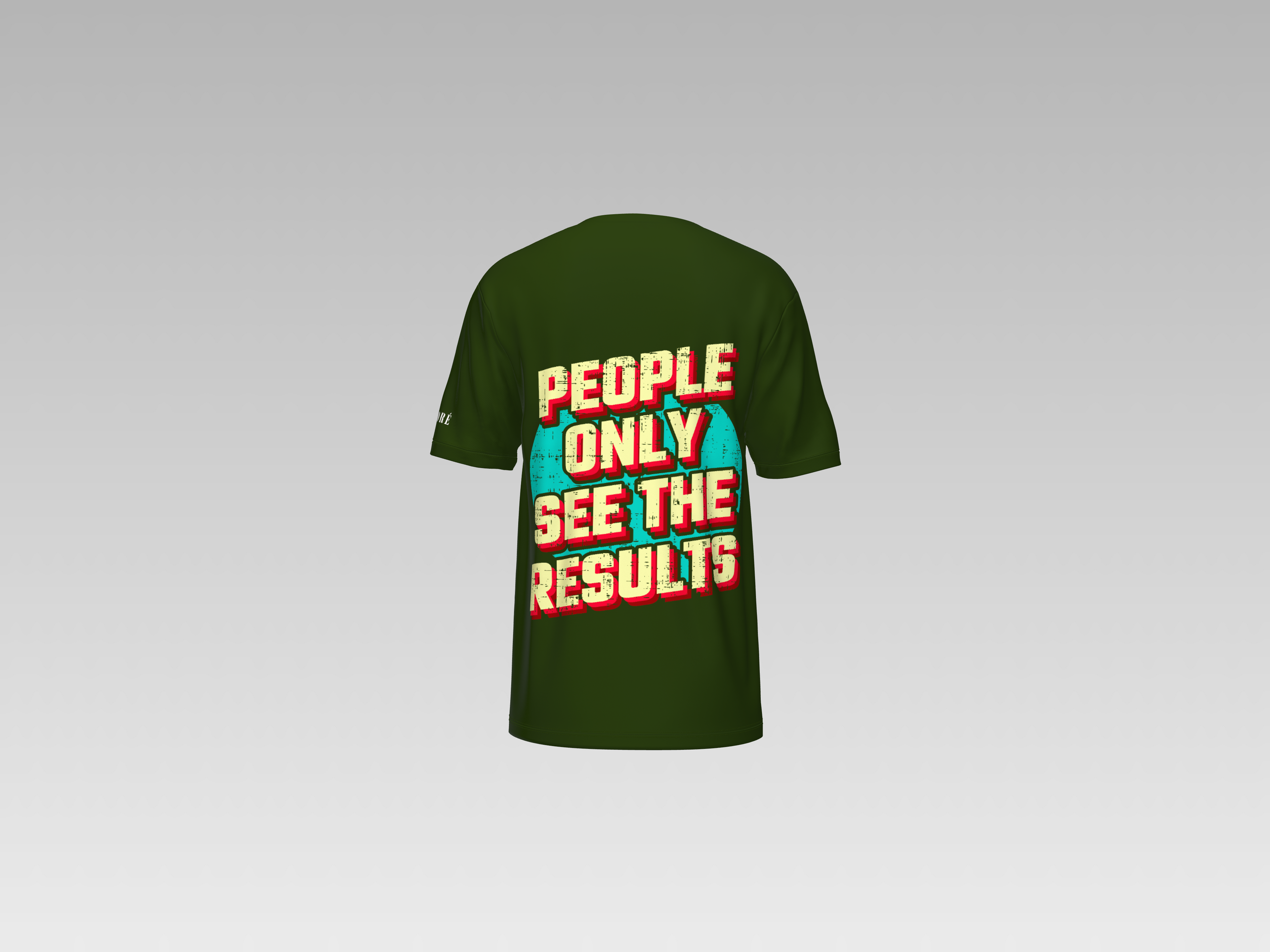 PEOPLE ONLY SEE THE RESULTS PRINTED T-SHIRT