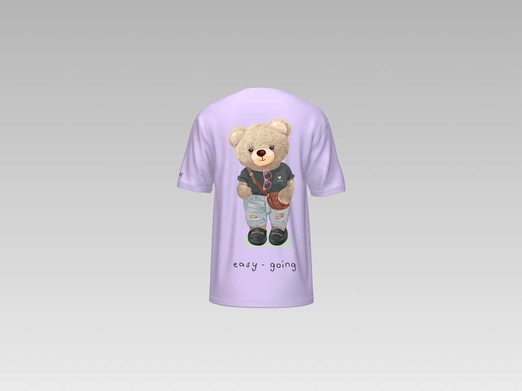 EASY GOING TEDDY PRINTED T-SHIRT