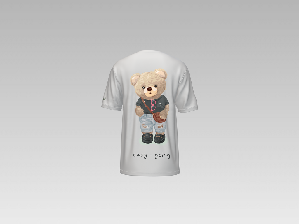 EASY GOING TEDDY PRINTED T-SHIRT
