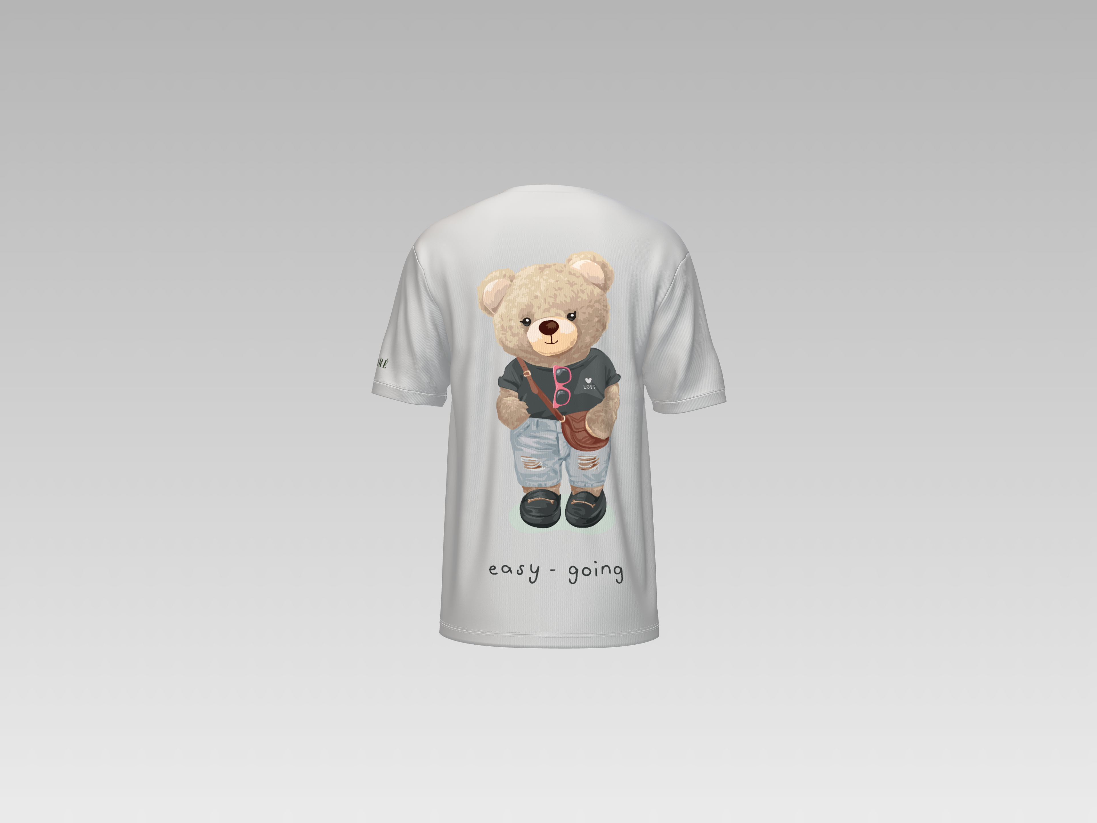 EASY GOING TEDDY PRINTED T-SHIRT