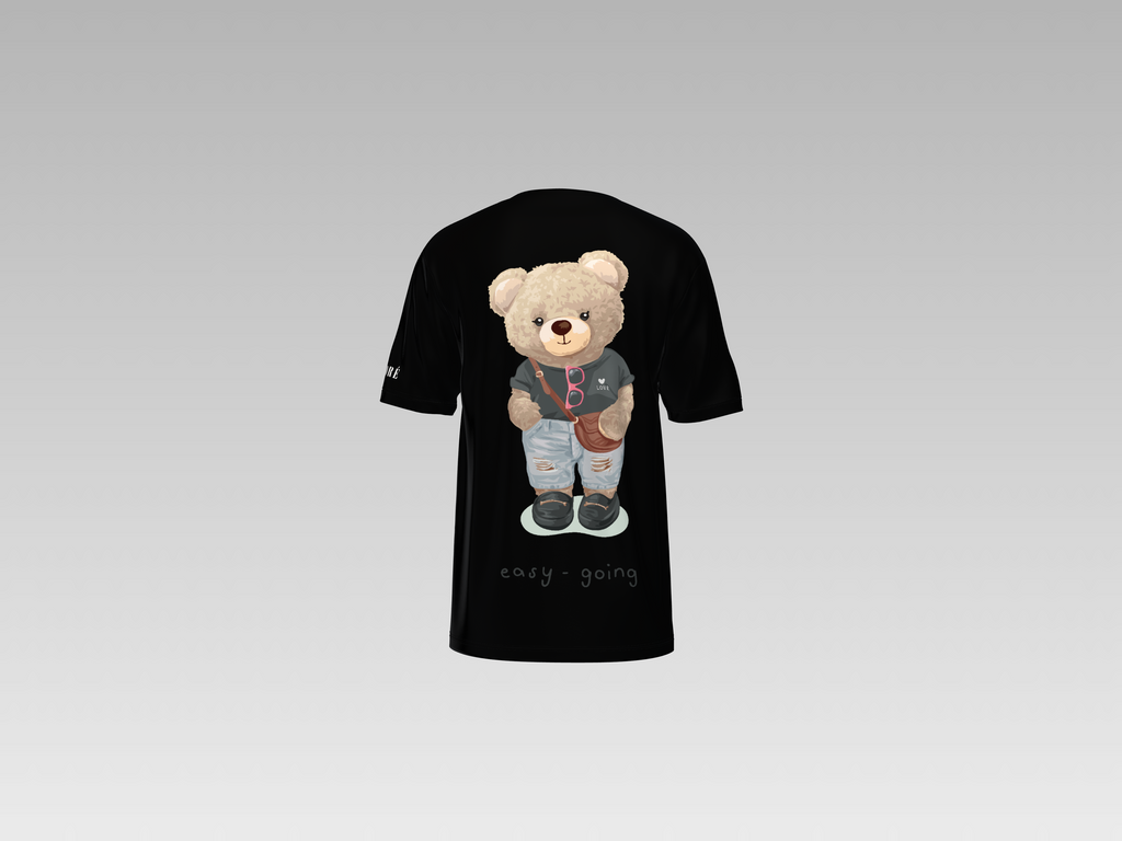 EASY GOING TEDDY PRINTED T-SHIRT