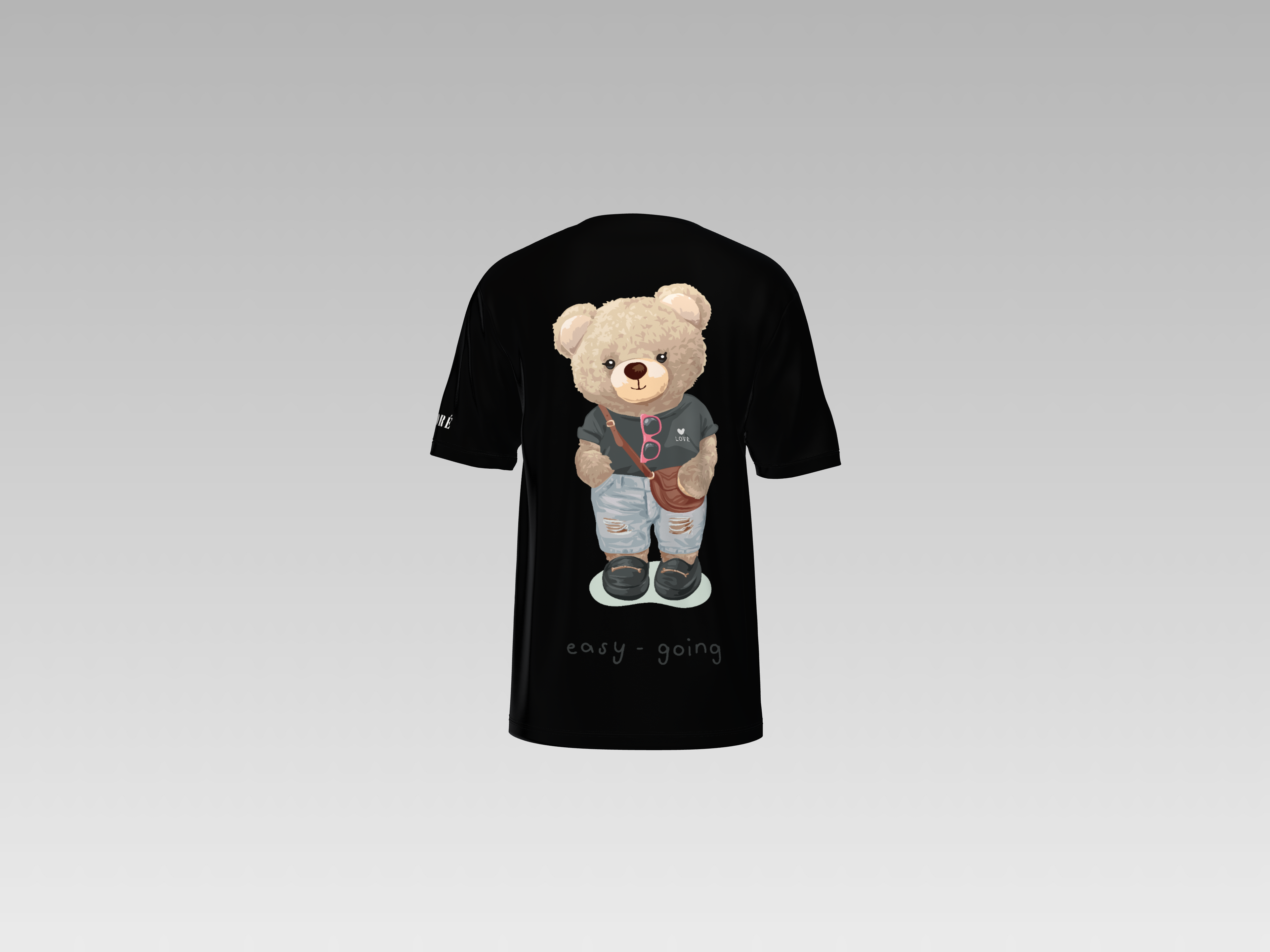EASY GOING TEDDY PRINTED T-SHIRT