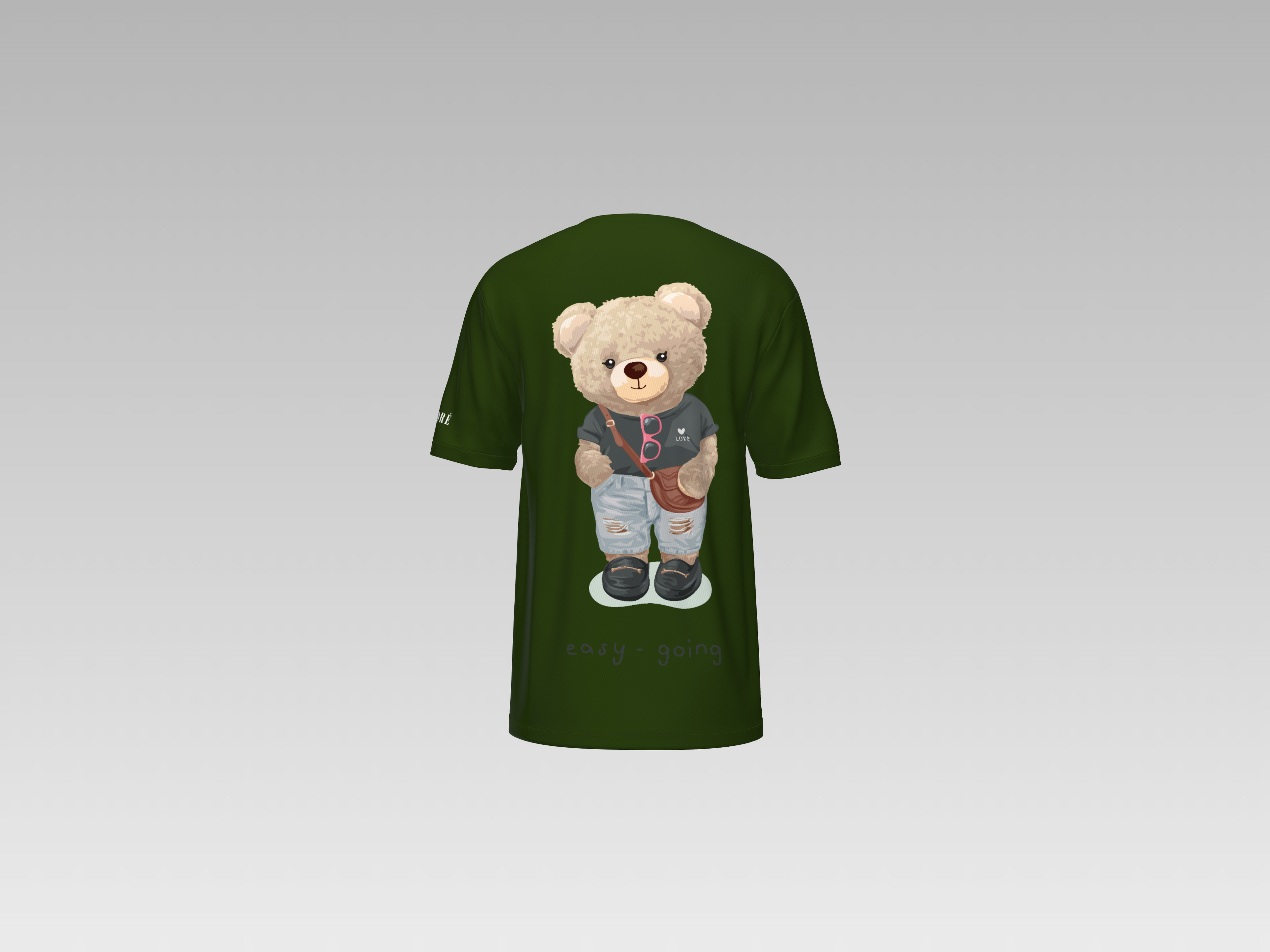 EASY GOING TEDDY PRINTED T-SHIRT