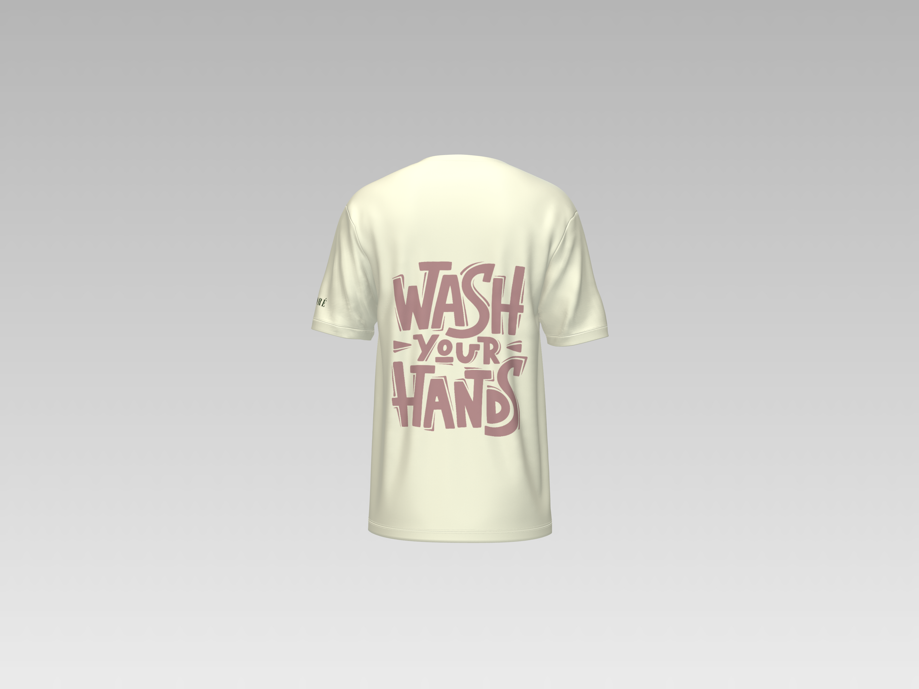 WASH YOUR HANDS PRINTED T-SHIRT