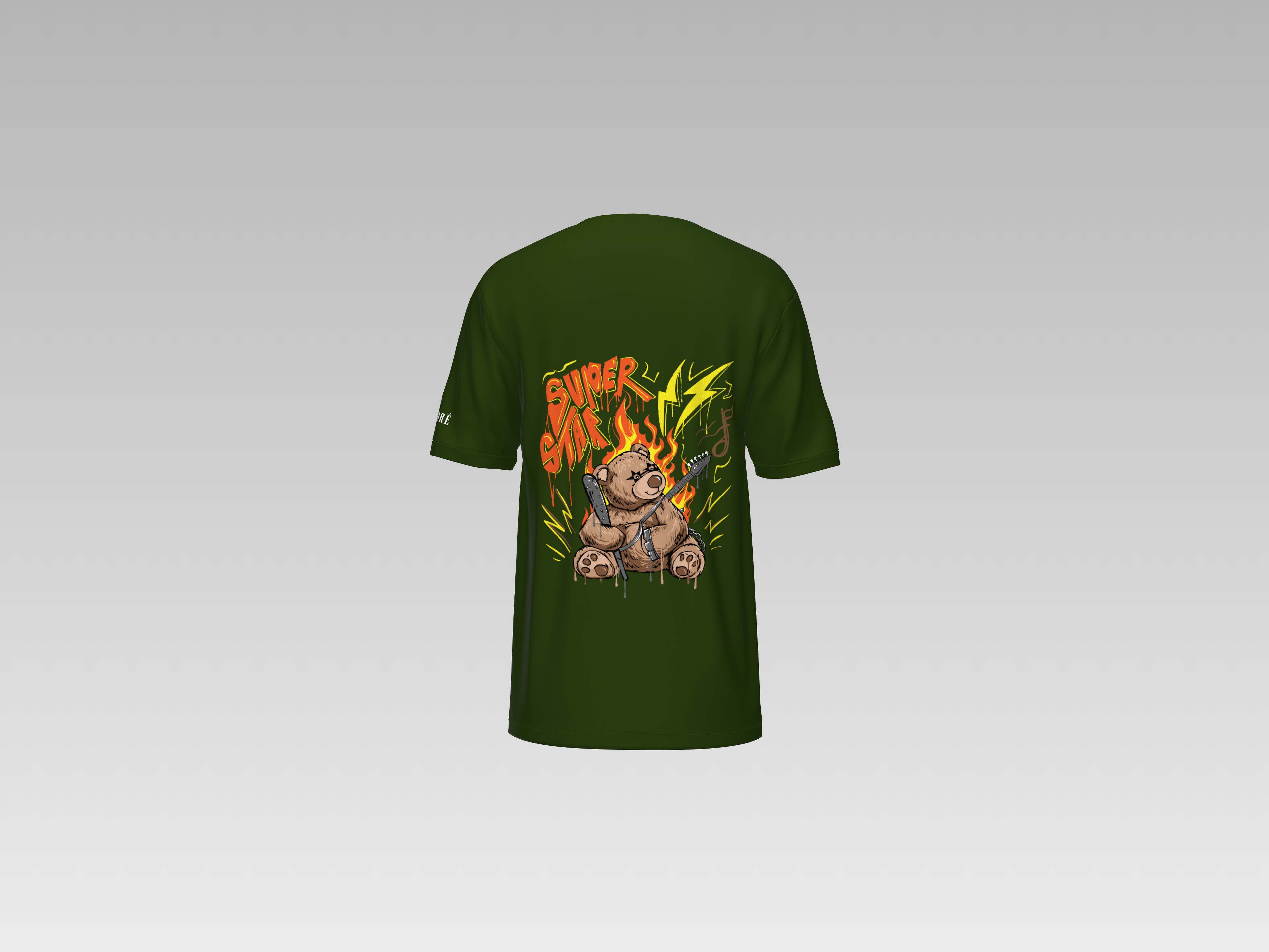 SUPER STAR TEDDY PRINTED T-SHIRT
