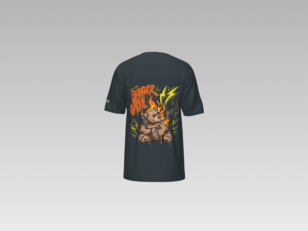 SUPER STAR TEDDY PRINTED T-SHIRT