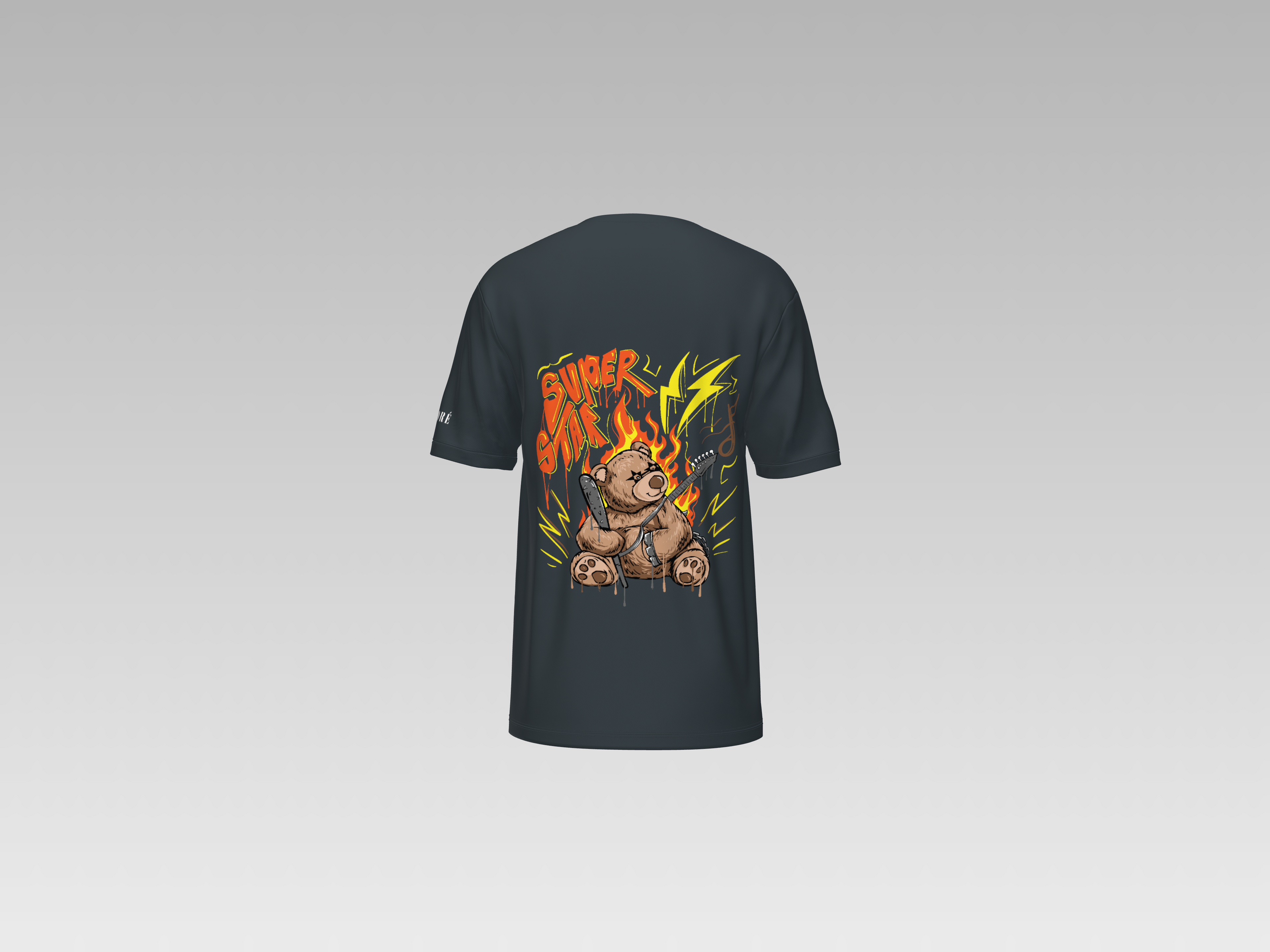SUPER STAR TEDDY PRINTED T-SHIRT