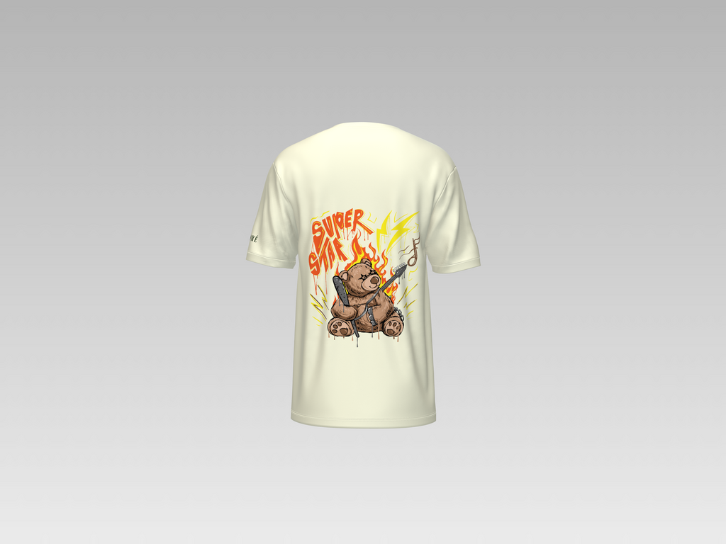 SUPER STAR TEDDY PRINTED T-SHIRT