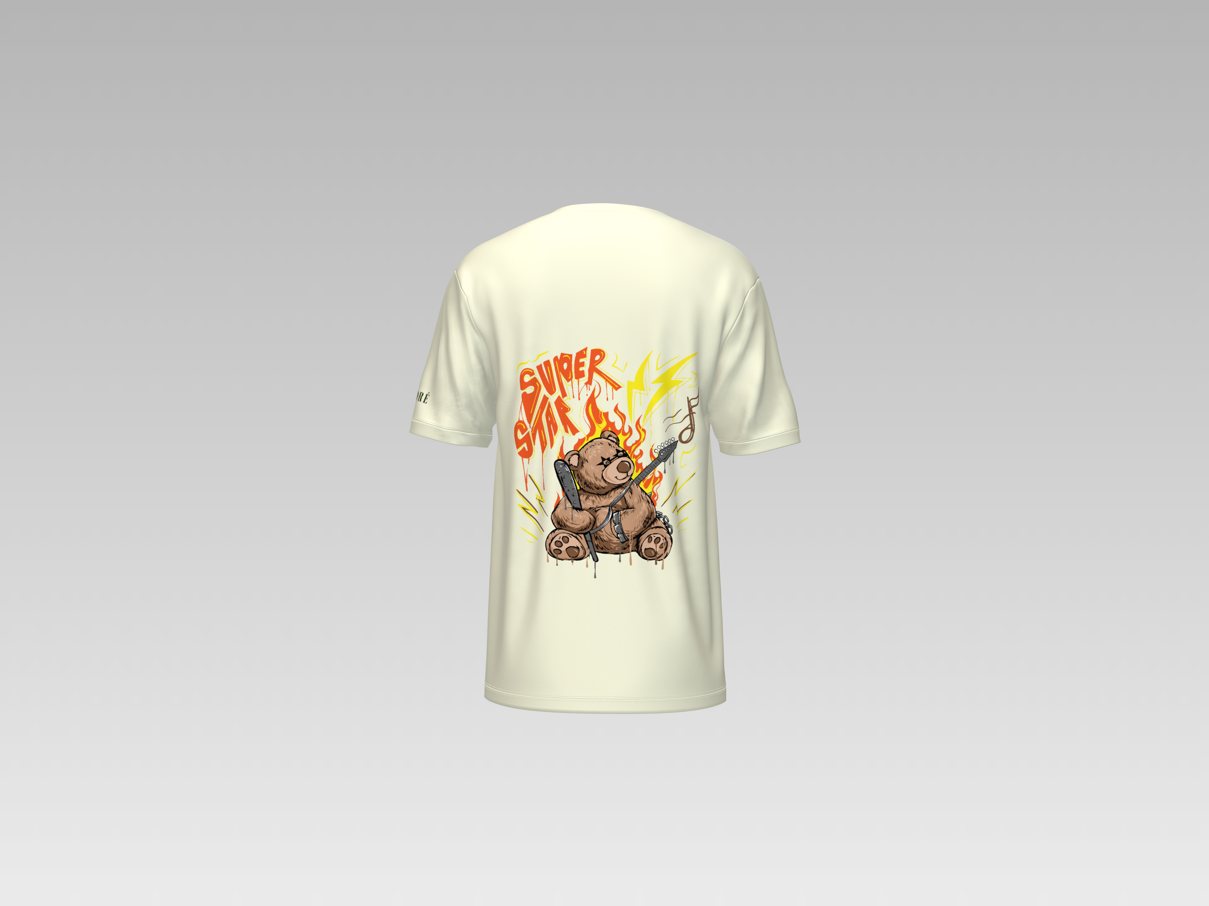 SUPER STAR TEDDY PRINTED T-SHIRT