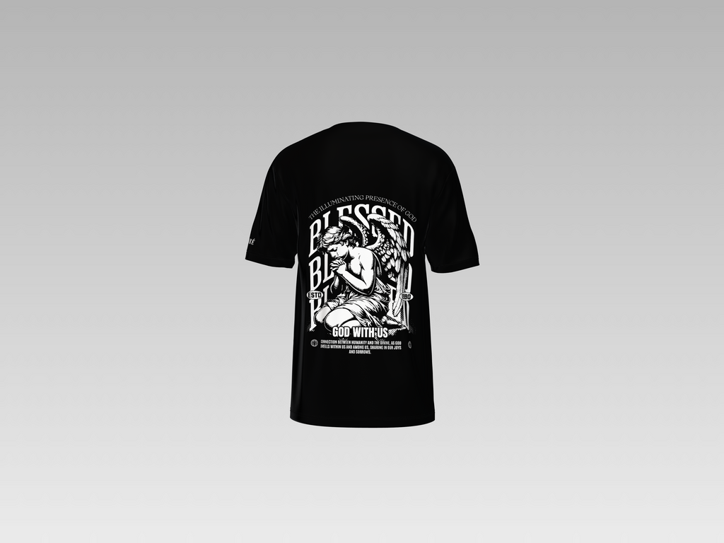 GOD WITH US PRINTED T-SHIRT