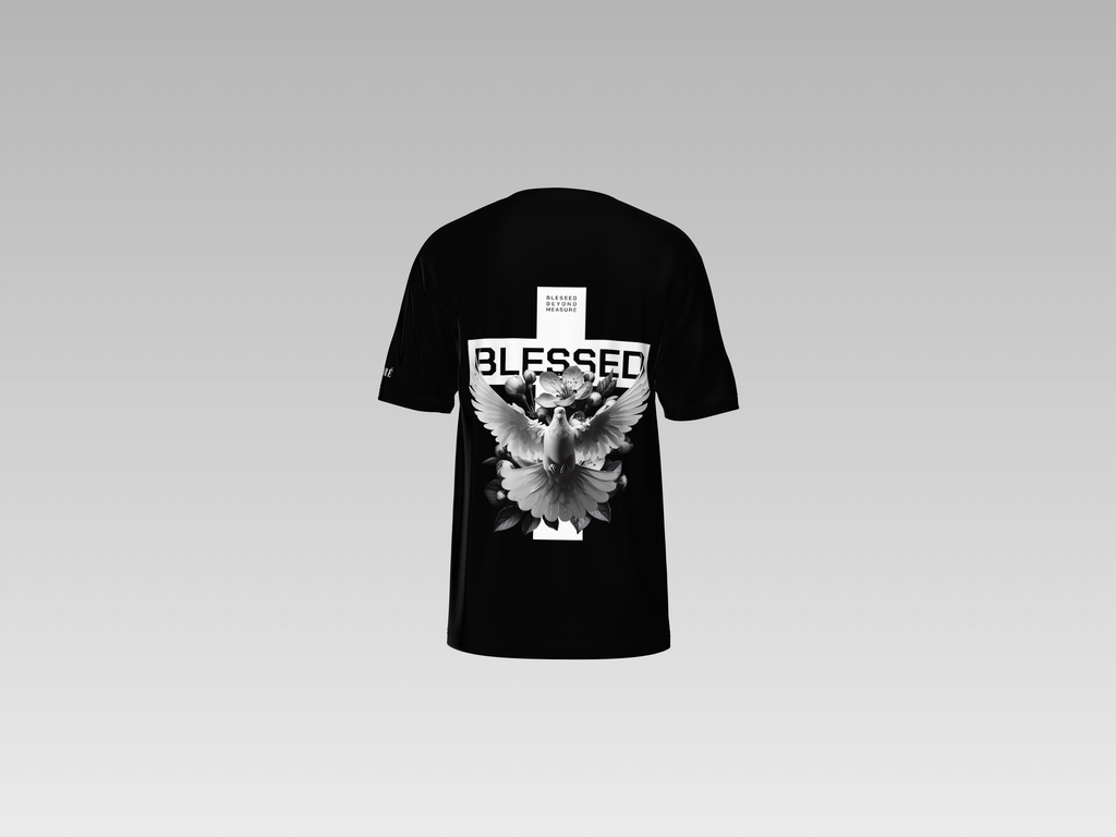 BLESSED PRINTED T-SHIRT