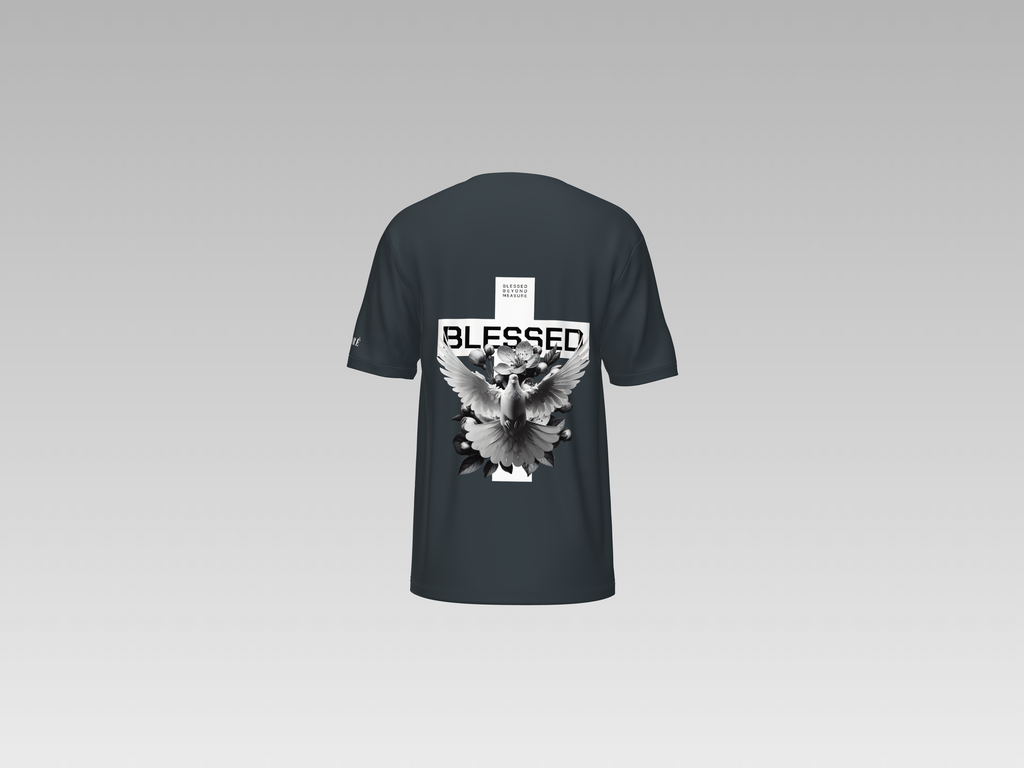 BLESSED PRINTED T-SHIRT