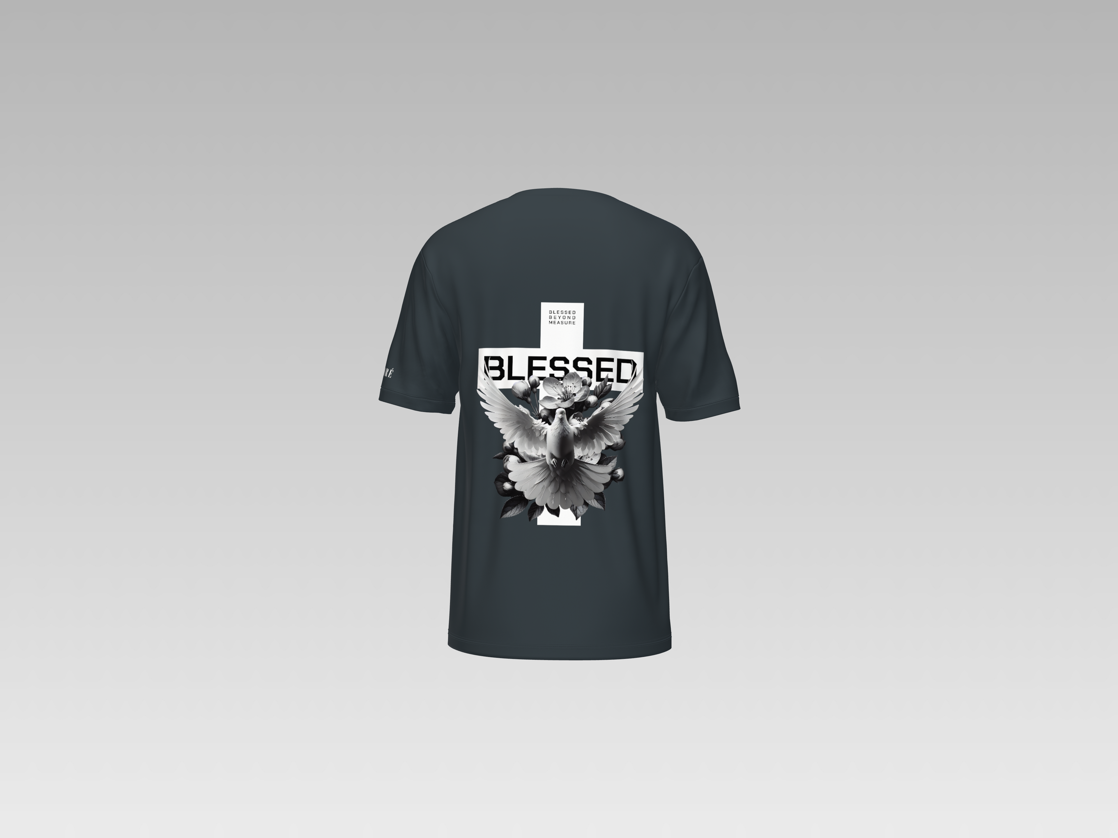 BLESSED PRINTED T-SHIRT