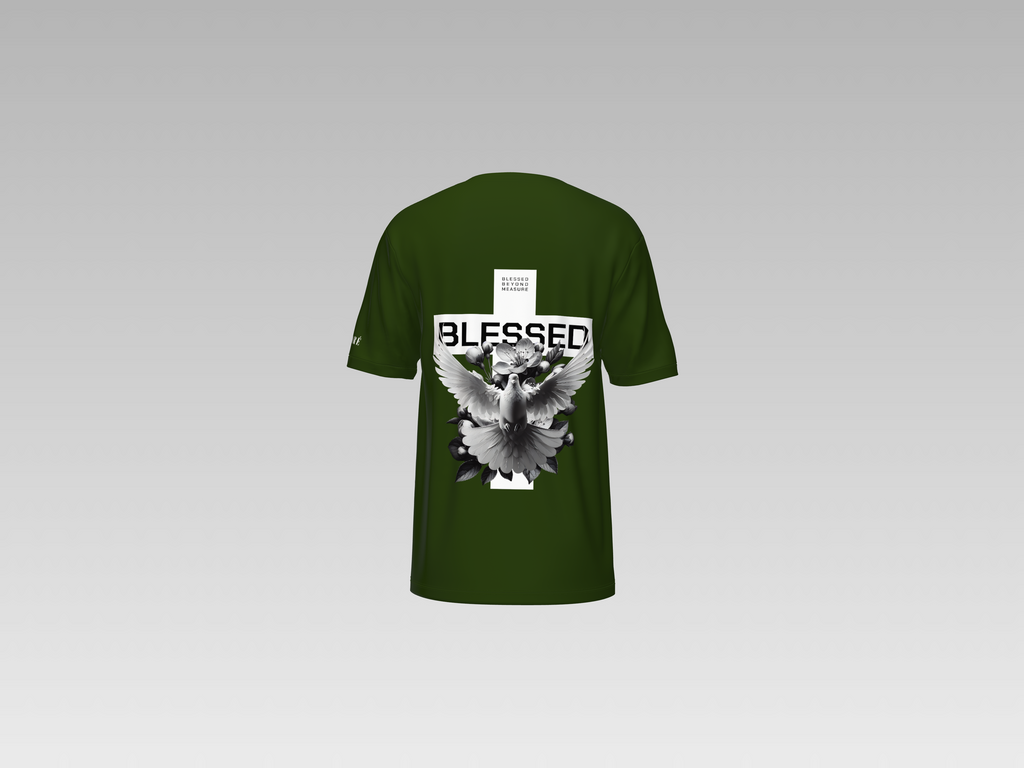 BLESSED PRINTED T-SHIRT