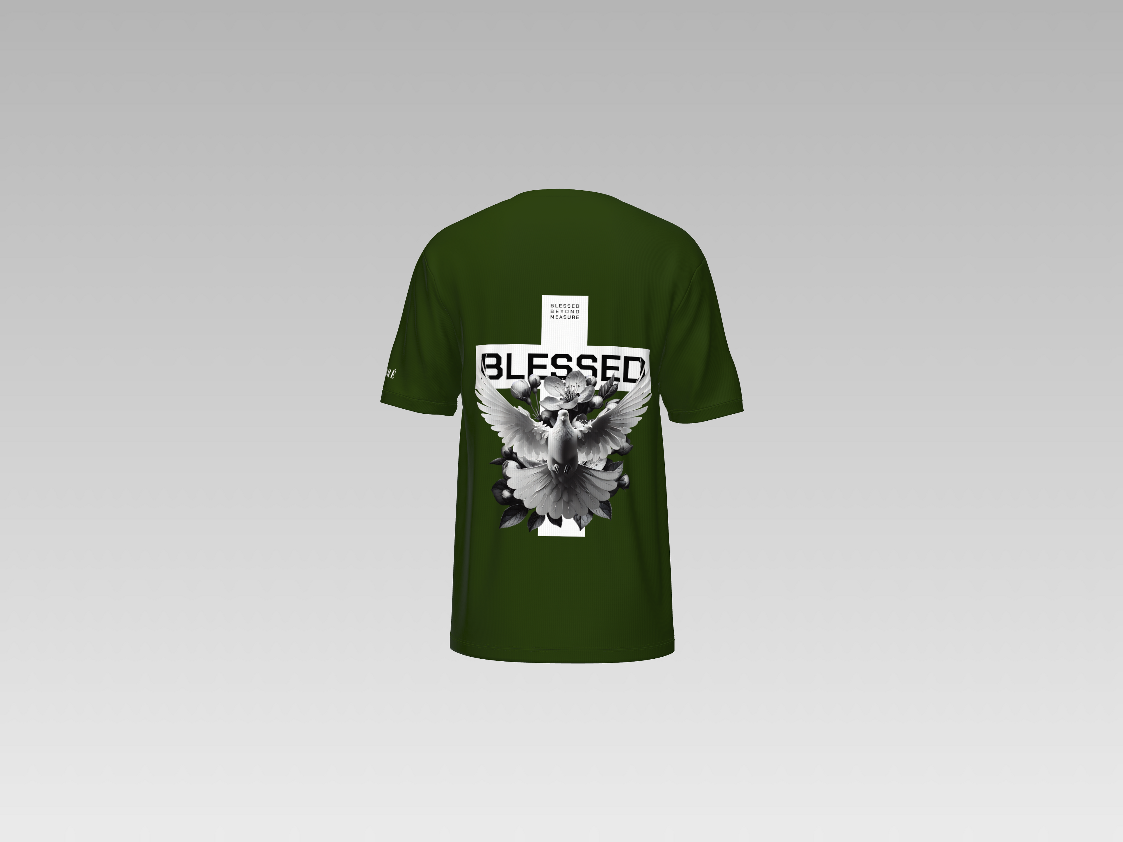 BLESSED PRINTED T-SHIRT